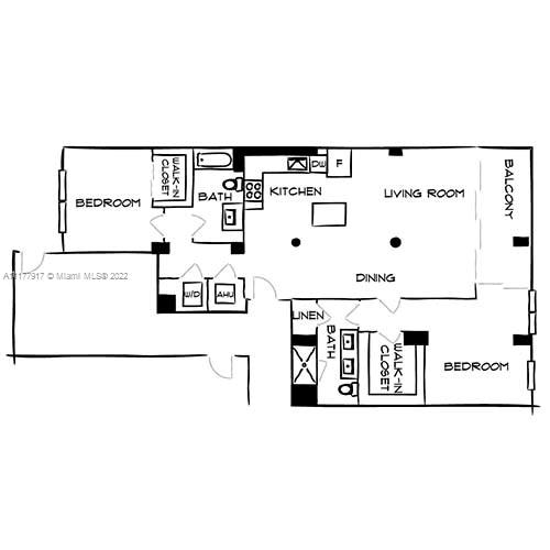 1500 Bay Rd N-1525, Miami Beach, Florida 33139, 2 Bedrooms Bedrooms, ,2 BathroomsBathrooms,Residential Lease,For Rent,1500 Bay Rd N-1525,A11177917