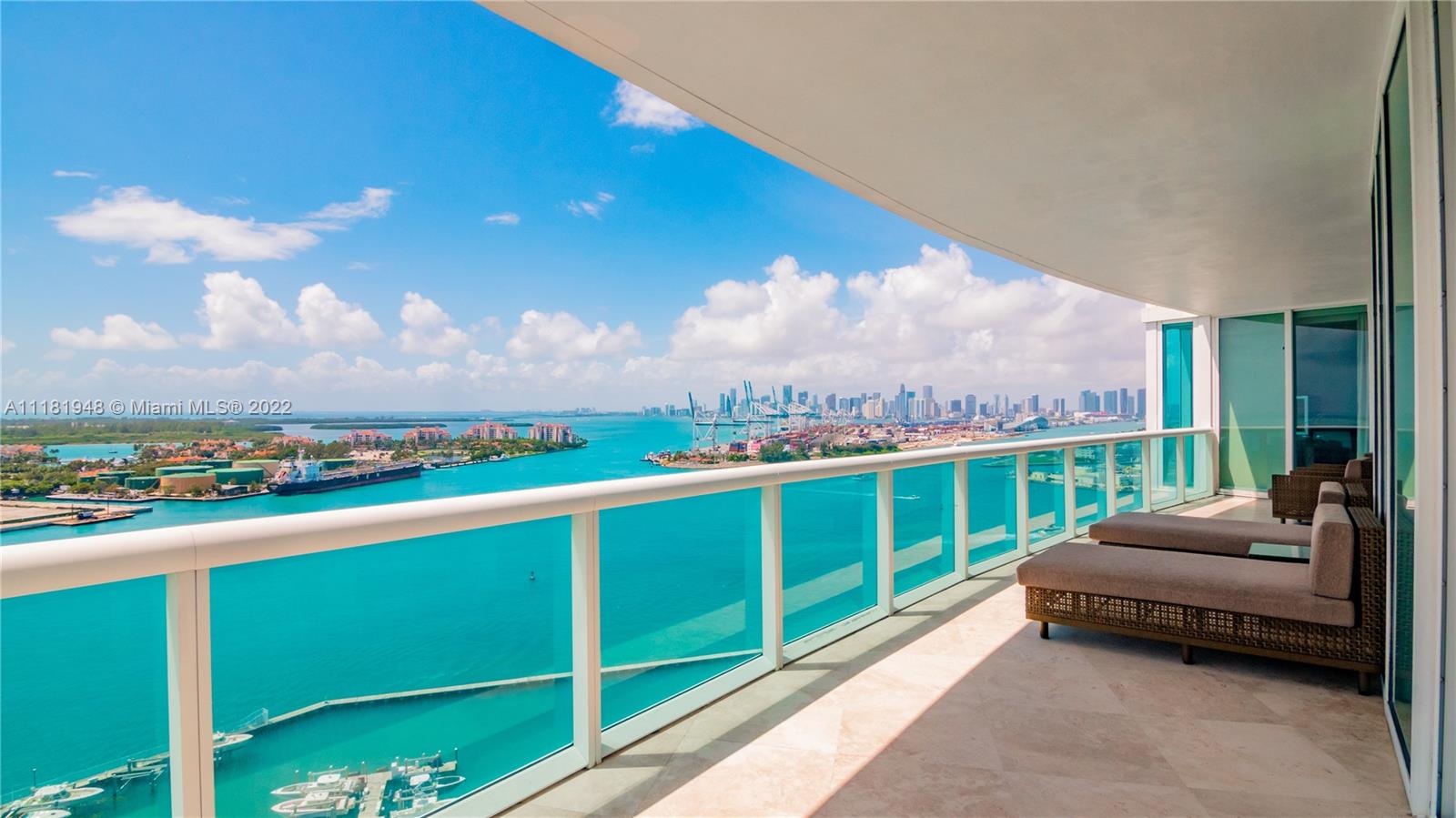 JUST REDUCED !! Introducing Murano at Portofino 2202: Showcasing panoramic views of the Bay, downtown skyline, and breathtaking ocean views. Enter your private foyer leading to a split layout. This pristinely renovated residence is one of the largest 3BR floor plans in Sofi 2,618 SF featuring a wide-open layout and sunrise & sunset terraces. Custom Italian doors, all entryways open to 36". Three spacious bedrooms w/ en-suite bathrooms, large master, formal dining, custom built-ins, electric shades, remodeled bathrooms & custom kitchen designed by Snaidero including, Miele appliances, quartz countertops, and recessed lighting. Over 600k in upgrades! 5-star amenities including Murano’s private beach club and restaurant, impressive two-story gym, tennis courts and 24-hr valet.
