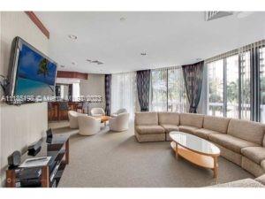 TV lounge, billiard room, card room all down the hall from unit