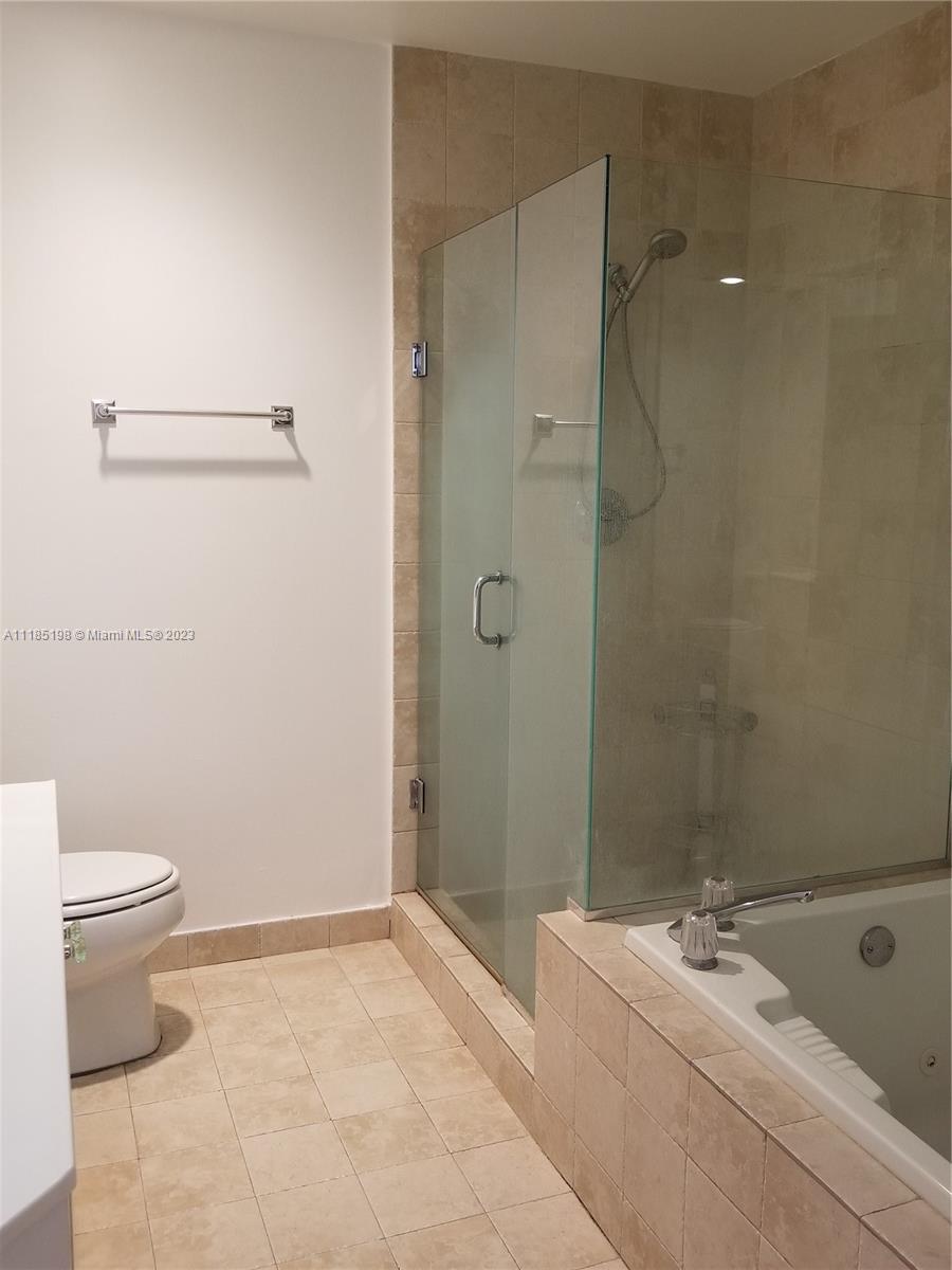 Master Bathroom has Shower and Tub