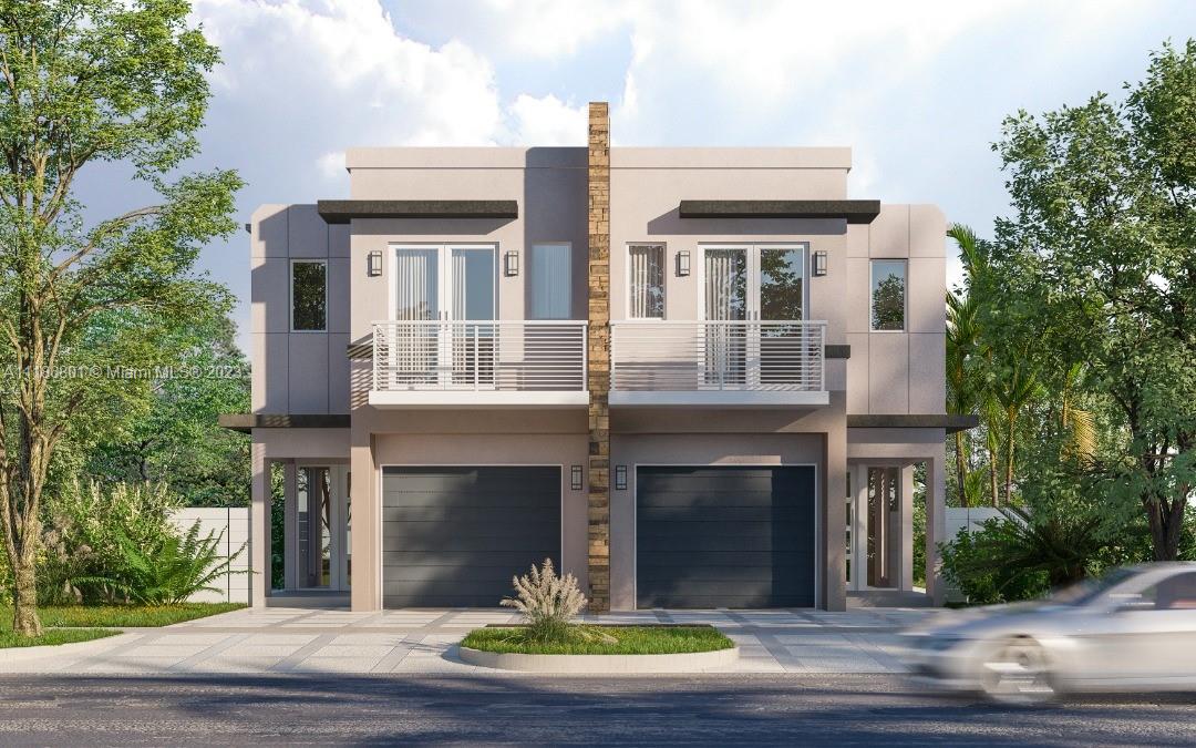 This pair of luxury turnkey townhomes set the stage for slow days, relaxing nights, and good company.  Nestled in one of the most desirable east Fort Lauderdale neighborhoods near Las Olas and the beach, each 4 bed, 3 bath unit affords the flexibility of ownership and the confidence that comes from purchasing a piece of paradise from a reputable builder.  Enjoy the elegantly curated interior design, thoughtful open spaces, a private backyard and pool to entertain every member of the family. This new construction gem is set within the heart of Victoria Park and only steps from the 93 acre Holiday Park. Completion estimated summer 2023.