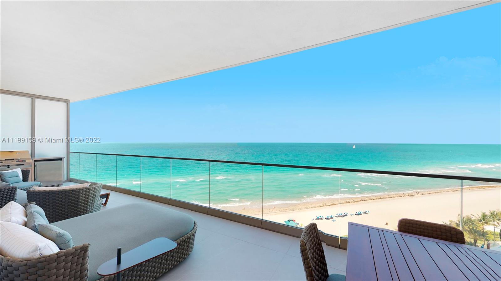 WOW!! THIS IS ONE OF THE MOST BEAUTIFUL, IMMACULATE RESIDENCES YOU WILL EVER SEE.!! YOU WILL LOVE EVER DETAIL! SHOWS LIKE A MODEL!! LIVE THE LUXURY LIFE ON THE BEACH IN THIS SPACIOUS FULLY FURNISHED 4 BEDROOMS PLUS DEN AND 5.5 BATHS.THIS FLOW RESIDENCE HAS STUNNING OCEANVIEWS AND INTRCOASTAL VIEWS.ALL ROOMS ARE EXQUISITELY FURNISHED AND SO TASTEFULLY DONE.  2 OF THE 3 GUEST BEDOOMS FEATURE 2 BEDS AND THE OTHER A LARGE QUEEN BED PLUS THE KING IN THE MASTER SO PERFECT FOR FAMILIES. THE DEN HAS ITS OWN BTHROOM AND CAN SERVE AS A 5TH BEDOOM TOO!! ENJOY ALL THE LUXURY RESORT STYLE AMENITIES RESIDENCES BY ARMANI/CASA HAS TO OFFER!! PRIVATE RESTAURANT, FITNESS CENTER, SPA, KIDS ROOM, BAR, CIGAR LOUNGE, PLUS FOOD AND BEVERAGE SERVICE AT THE POOL AND BEACH! WILL NOT LAST!!