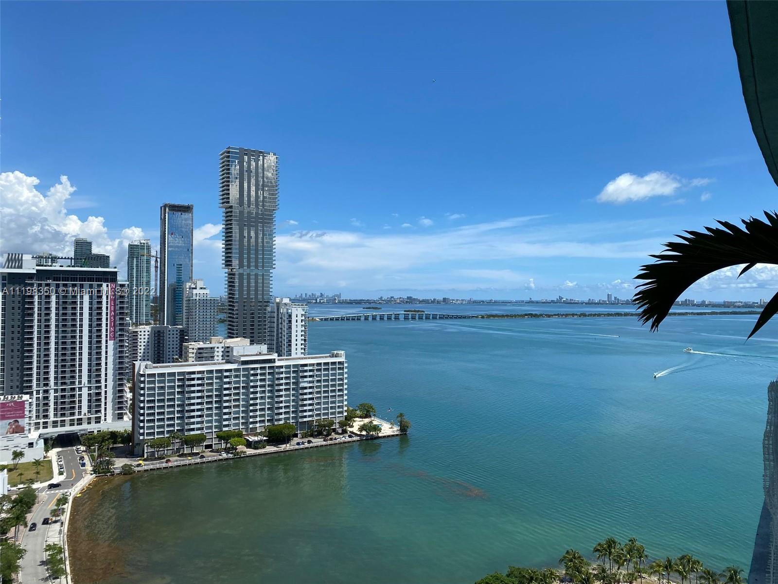 Spectacular and spacious 1 BR / 1 Bath unit, with breathtaking views overlooking Biscayne Bay and located in Edgewater, one of the most desirable areas of Miami. Unit offers high ceilings, open kitchen with stainless steel appliances; bright living room / dining room areas, and spacious balcony. The unit has beautiful wood flooring throughout and comes with one assigned parking space. Easy to show and Will go fast!