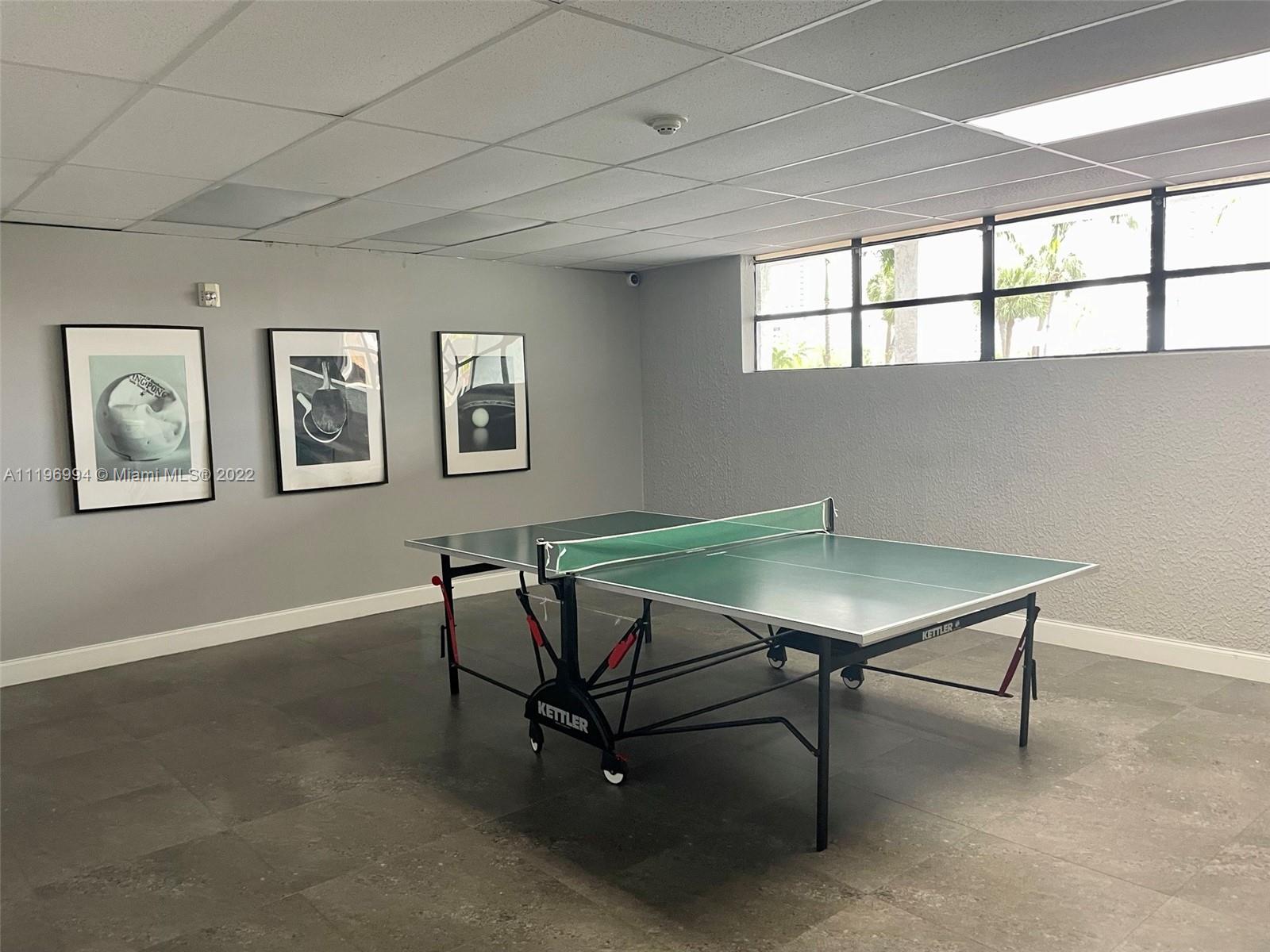 Table tennis room