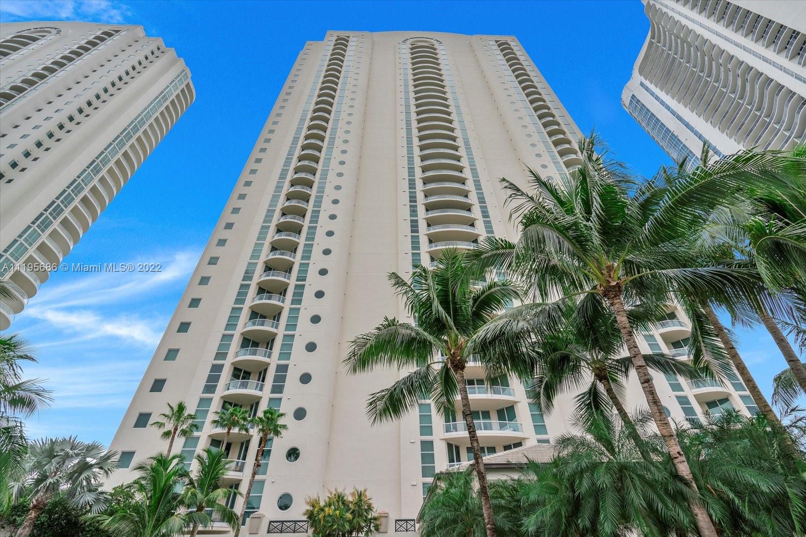 LUXURIOUS TURNBERRY OCEAN COLONY - SOUTH TOWER. LARGEST FLOOR PLAN IN BUILDING (ALMOST 4000 SQ FT UNDER AIR). CORNER UNIT WITH PANORAMIC DIRECT OCEAN VIEWS; VIEWS OF INTERCOASTAL/CITY/SKYLINE FROM WEST FACING BALCONY IN THIS FLOW THROUGH UNIT. 4 BEDROOMS PLUS STAFF QUARTER WITH EN-SUITE BATHS IN EVERY ROOM (MASTER BEDROOM HAS HIS AND HER MARBLE BATHROOMS WITH STEAM SHOWER & JACUZZI TUB). BEAUTIFUL MARBLE FLOORS THROUGHOUT. HIGH CEILINGS. PRIVATE ELEVATOR OPENS TO YOUR OWN PRIVATE FOYER. BUILDING GOING THROUGH MAJOR RENOVATIONS, (ASSESSMENTS PAID FOR BY SELLER). BUILDING FEATURES STATE OF THE ART AMENITIES INCLUDING: 2 NEW POOLS, BEACH SERVICE, FITNESS CENTER W/ SPA, PILATES ROOMS, 2 RESTAURANTS, BAR, BEAUTY SALON, KIDS ACTIVITIES ROOM, PARTY FACILITY, CONCIERGE SERVICES, AND SO MUCH MORE.