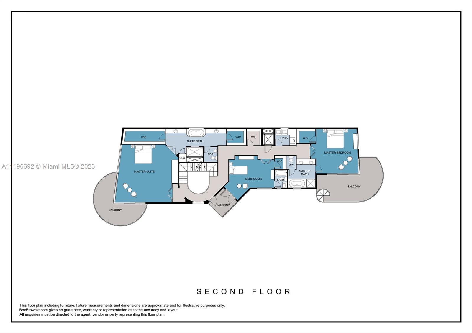 New home second floor concept