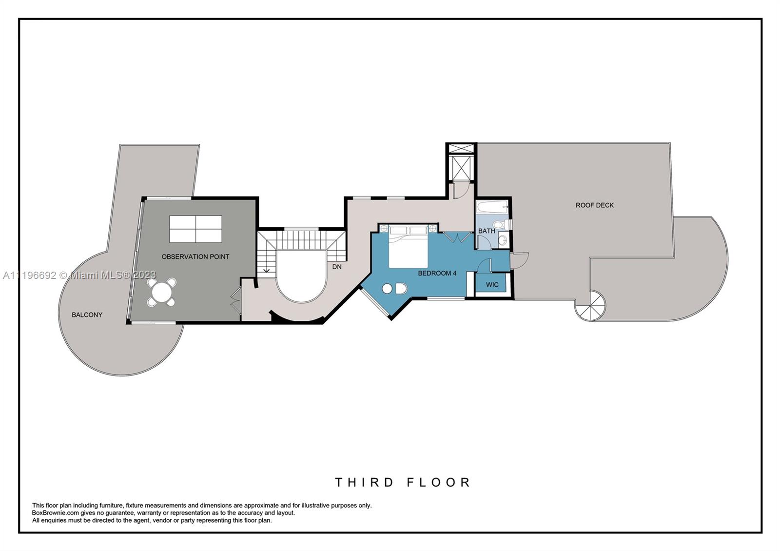 New home third floor concept