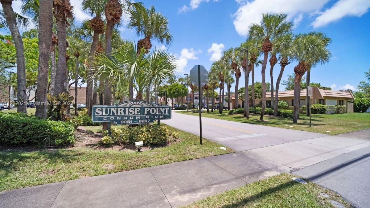 Beautifully maintained condo unit in the Pinecrest community of Sunrise Point condominiums.  This condo is leased on a month to month. Such a spectacular location! Enjoy manicured landscaping, swimming pool, tennis court and quick access to shopping and restaurants. Note - water is included. Wood-like flooring and accordion shutters. Park space no. 107. Please note that this is tenant occupied, therefore appointments must be made with notice and no early appointments.