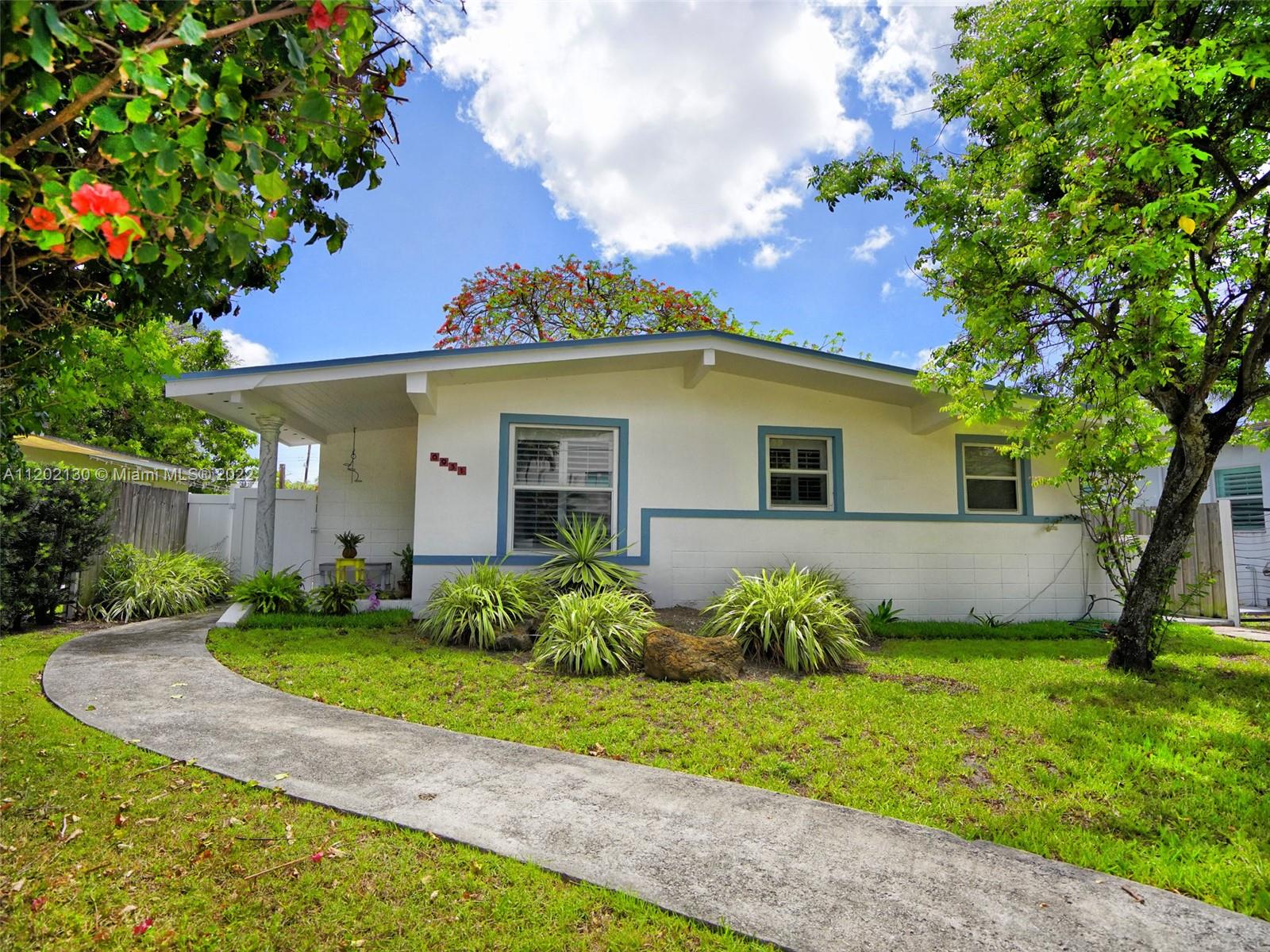 Charming home in the heart of Sunset Pines. This well-situated property boasts close proximity to Kendall, lower South Miami, and even Westchester. The house has 3 bedrooms and 1 bathroom, a cozy living room area, kitchen and dining room. The backyard has plenty of space for outdoor activities. A cement patio wraps the side of the house as well as some awnings which provide shade. Don't miss the opportunity to move into one of Miami's most exclusive neighborhoods. Whether you plan to start fresh or make this home your own, the investment potential is endless!