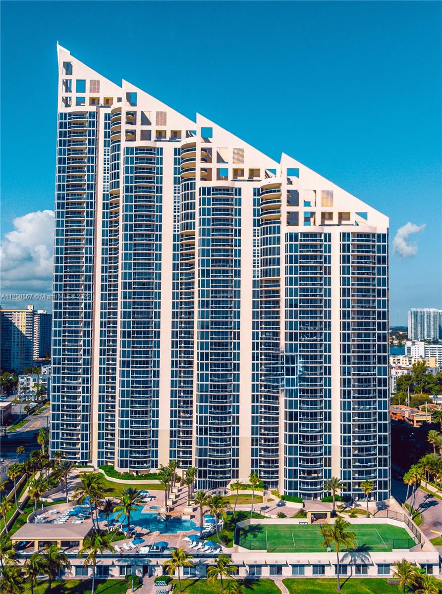 The Pinnacle Condominium in the Heart of Sunny Isles Beach / 2 Bedrooms / 2.5 Bathrooms / 1,751 Sq. Ft. of living area / Ocean and City Views / Marble Floors / Stainless Steel Appliances / 1 Assigned Parking & Valet Parking Available. Superior Security & 5-Star Amenities Include Beach Club, Tennis Courts, Fitness Center, Resort Style Private Oceanfront Pool Deck with Heated Pool & Hot Tub, Full Beach Access, SPA treatment, Kids Club, Game Rooms, Full Security, and Much More!