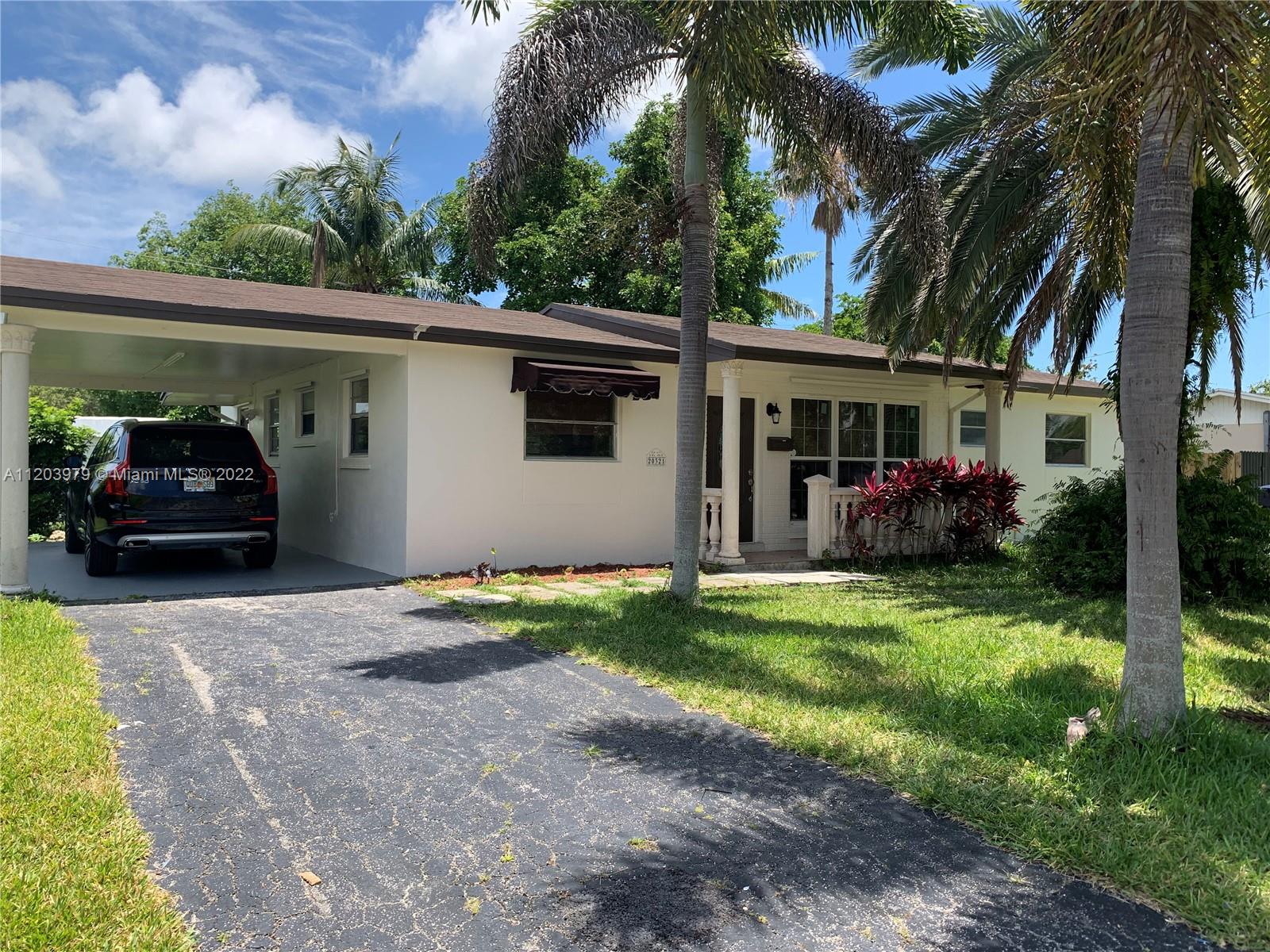 Excellent opportunity to rent this great home with all remodeled kitchen, 3 bedrooms and 2 full baths, fresh painted
inside and outside, all tile floors, big family room, no association, room for a boat, one carport, excellent location
in Cutler Bay, near shopping malls. schools, USI, Turnpike and more. Bring your best offer and your most qualified
tenant.