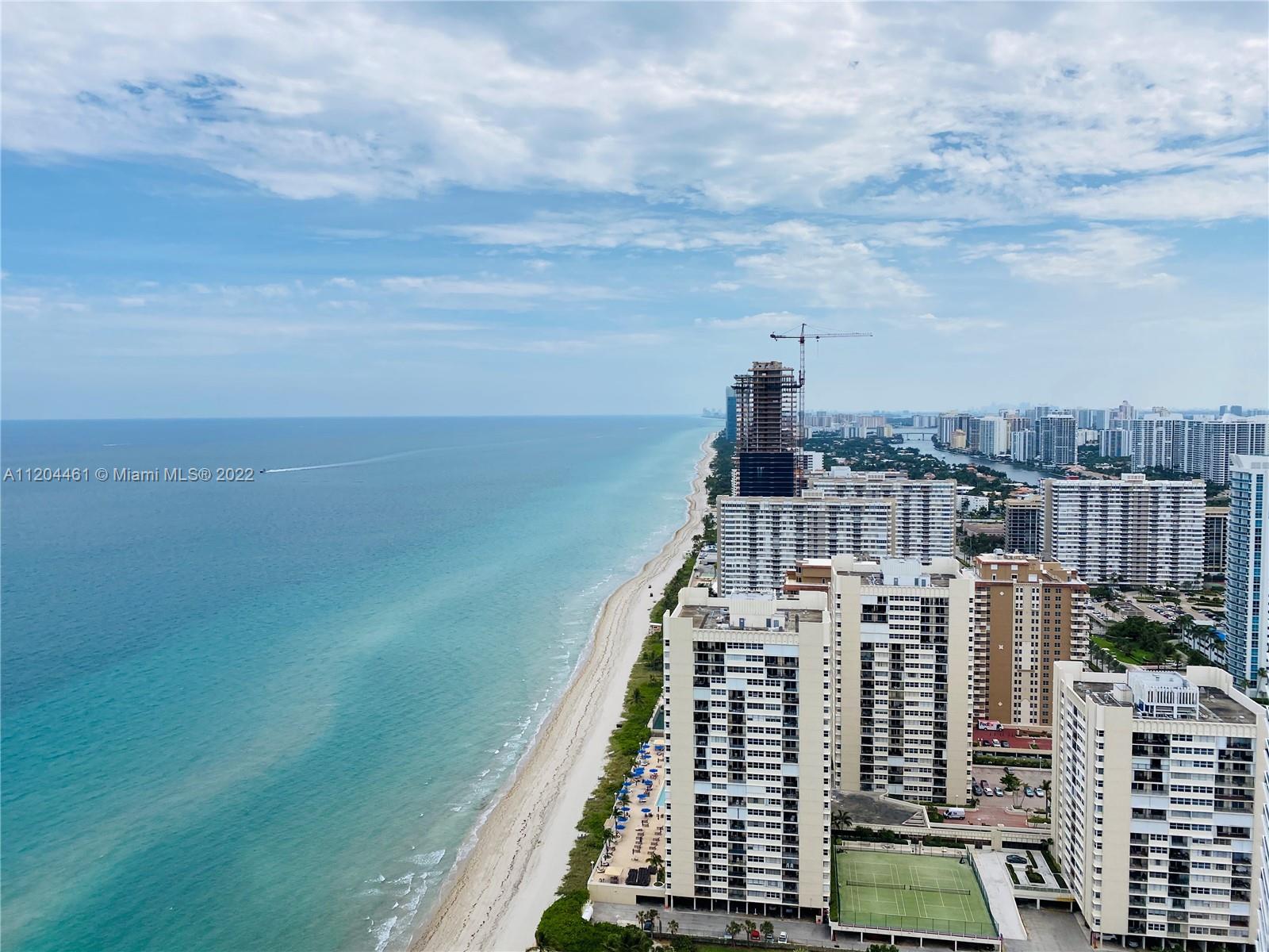 AMAZING UNIT IN THE PRESTIGE BEACH CLUB TWO CONDO, GREAT VIEW OF THE OCEAN, CITY AND BEYOND FROM THE 40TH FLOOR .2 BEDROOMS 3 FULL BATHROOMS PLUS A LARGE DEN USED AS 3 BEDROOM OR GUEST ROOM, FULLY FURNISHED .