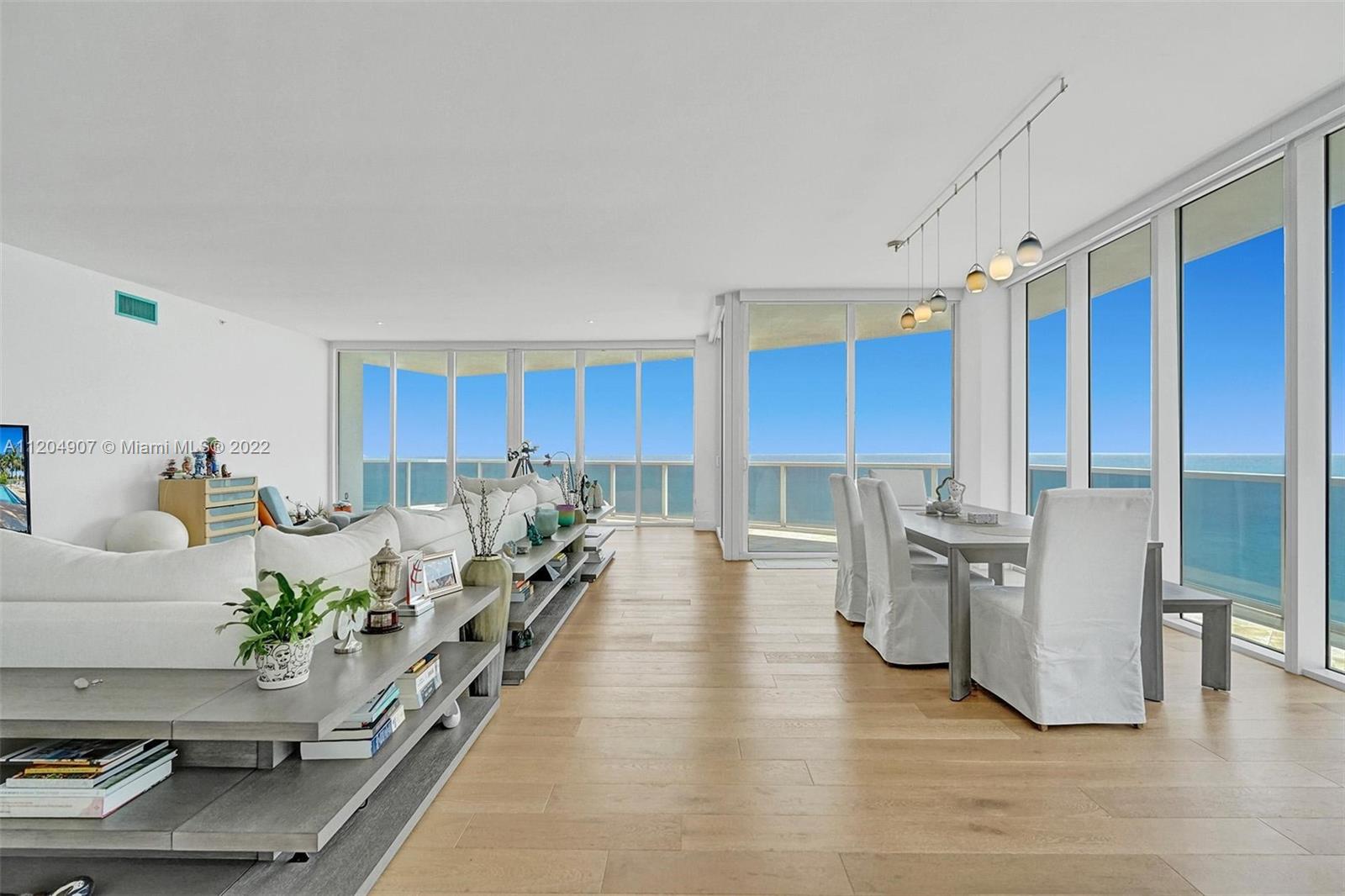 Magnificent residence  at the Bellini, the crown jewel of Bal Harbour. With direct ocean views as you enter from the private elevator, this corner unit has a wrap around balcony with amazing ocean views. Fully renovated, a huge master suite with three separate custom closets and large master bathroom. 
3 bedrooms plus den. White glove service with 5 star amenities including a private beach club with 200 ft ocean frontage, oceanfront heated pool, café, spa, 24 hour concierge and security. Walking distance to the shops at Bal Harbour.