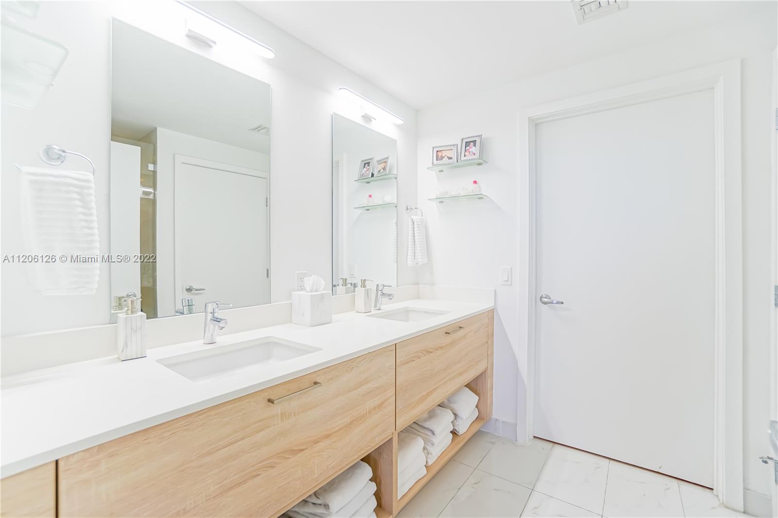 Master Bathroom , double sink, private toilet, nice shower and amazing Walk in Customized Closets!