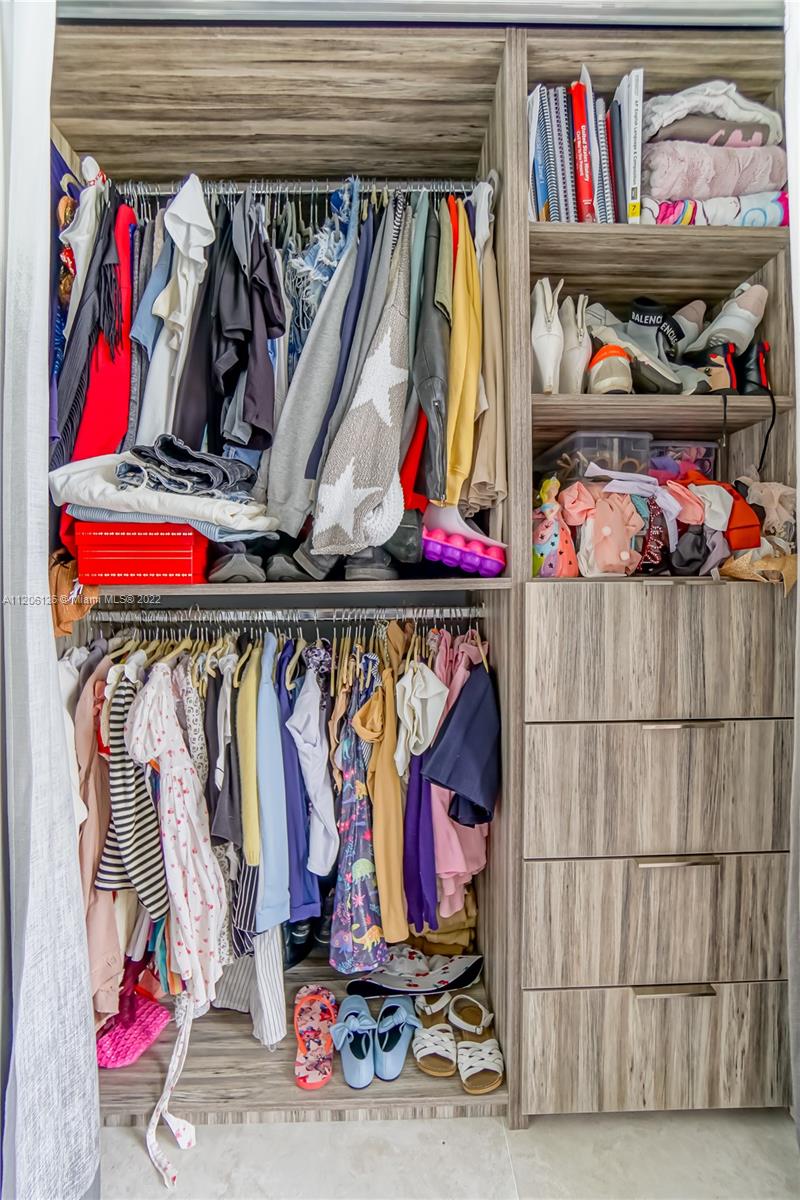 Customize closets from 3rd Bedroom