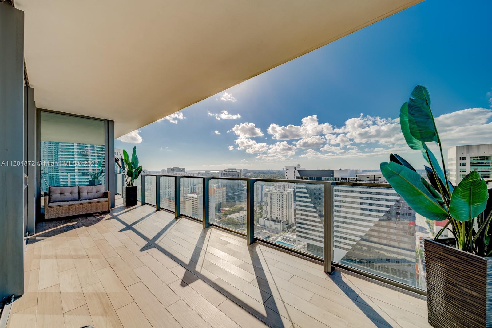 Welcome to the most desirable corner unit in the beautiful Brickell City Centre. Enjoy breathtaking panoramic views of the Miami skyline from the wraparound balcony. Entrance opens to a very ample living area brightened by natural sunlight all day. Gourmet kitchen with top of the line appliances. Washer & dryer in unit. 5 Star amenities, including pool, gym, business center, lounge areas, coffee, 24hr concierge, security and valet services. Walk downstairs to restaurants, mall, metrorail, and more to mention.