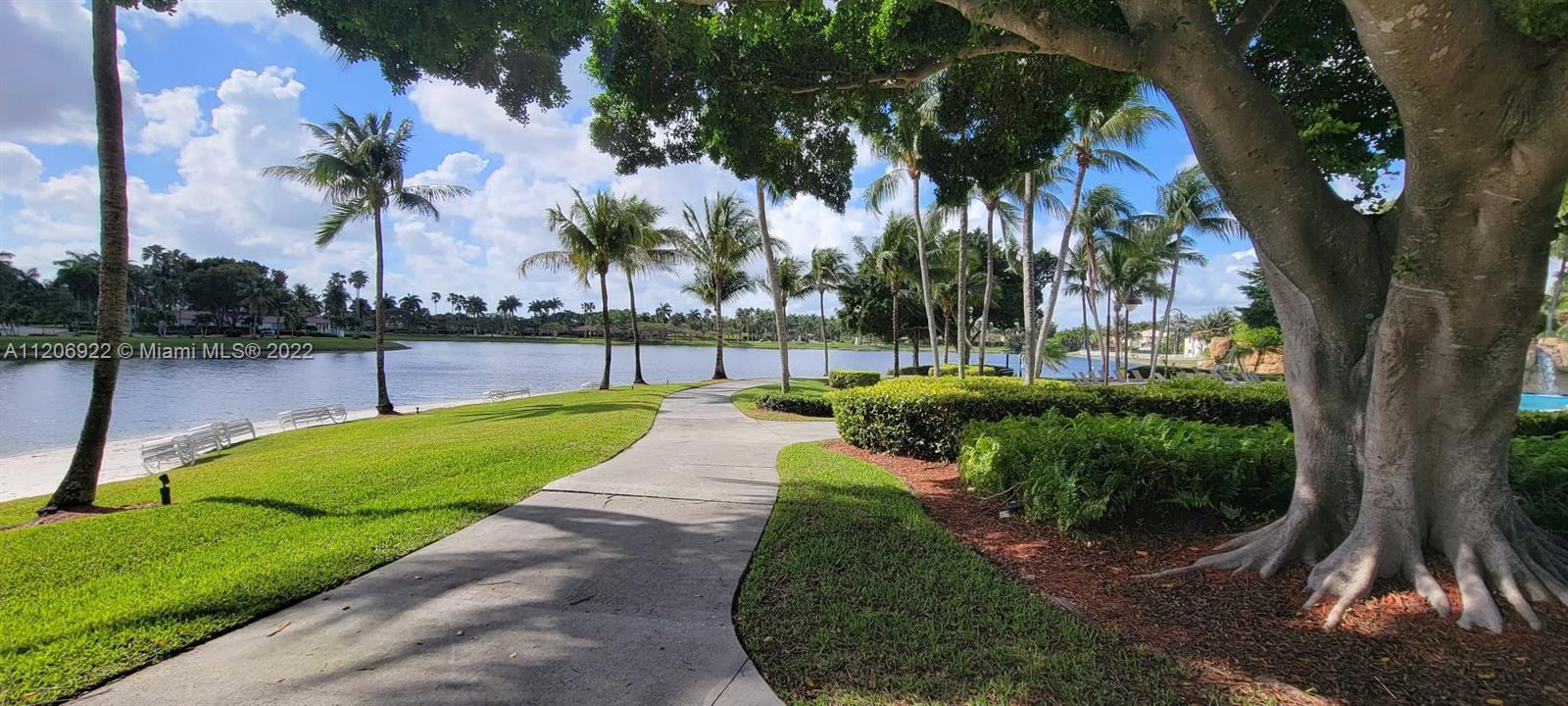 Club House walkway by the lake