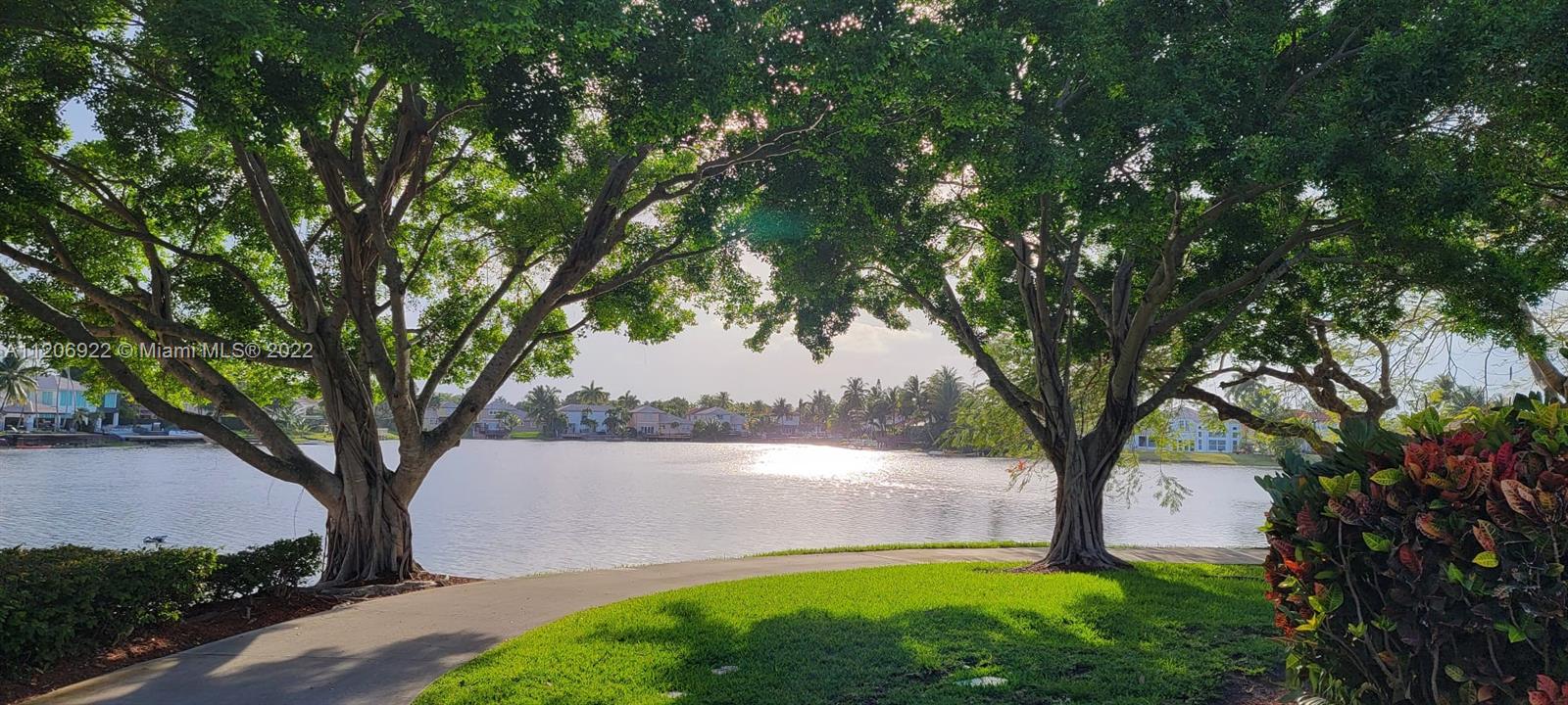 Club House walkway by the lake