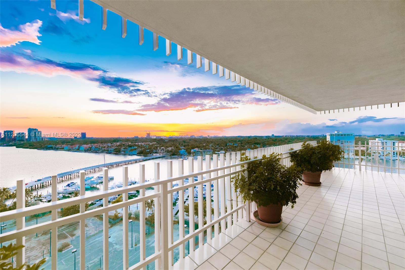 Live on the only tropical private island in Coconut Grove, enjoy the best sunrise and sunsets in this fabulous 2,424 SQ. FT.  3 bedroom, 2 1/2 bath condo on the 14th floor. Spacious living area, large bedrooms, great balcony with unobstructed views of the bay and Miami’s skyline!!. Don't miss this unit, easy to show.