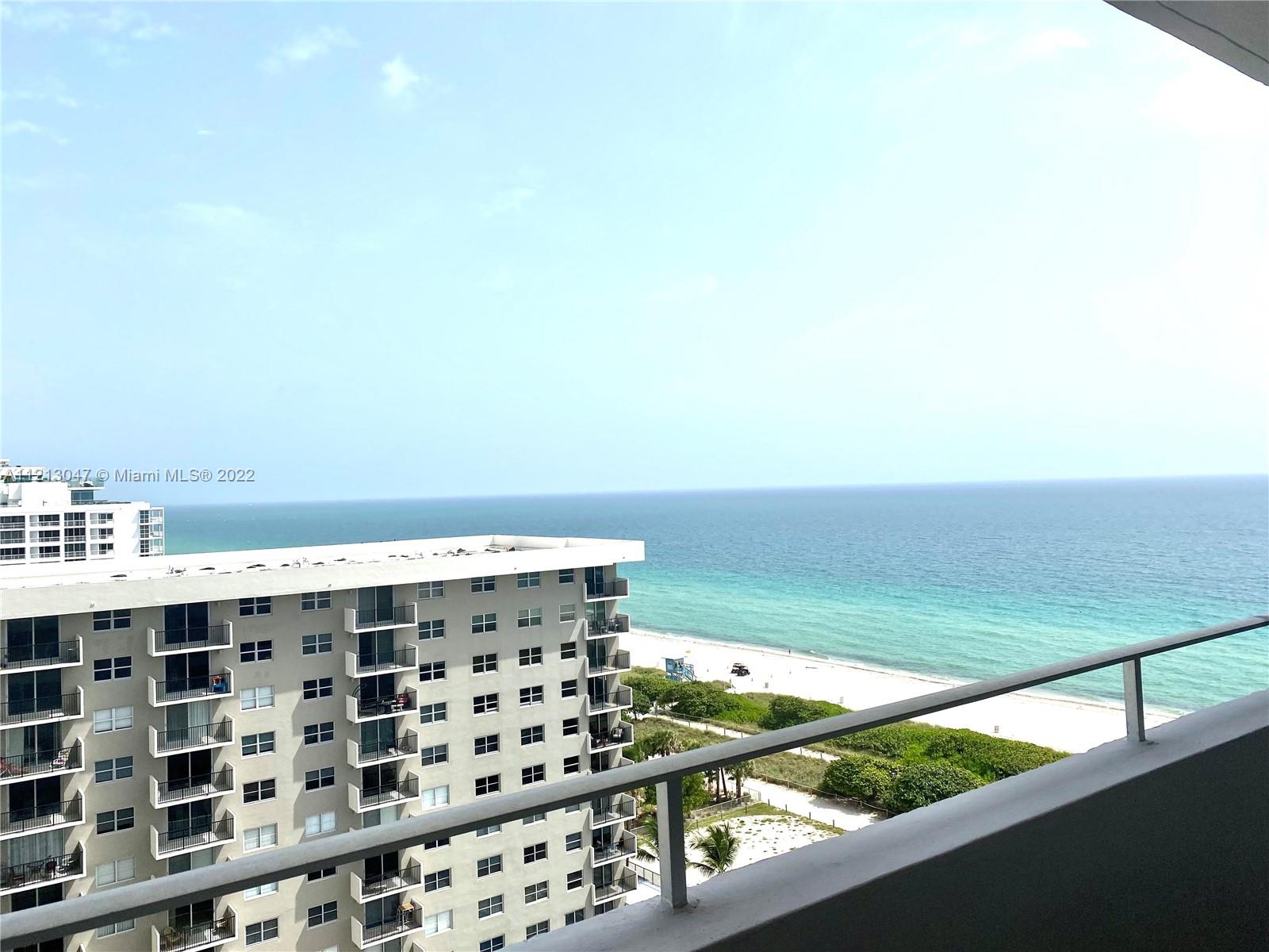 Desirable Ocean Front building in the heart of Surfside.  Bright and spacious 3 bedroom 3 bathroom penthouse unit with stunning direct ocean and city views from wrap around terrace.  Unit is completely remodeled with exquisite finishes.  Building has impact glass windows and doors, pool, 24/7 security, and community room.  Visit the luxurious Shops of Bal Harbour and fabulous restaurants just a short walk away.  A MUST SEE!