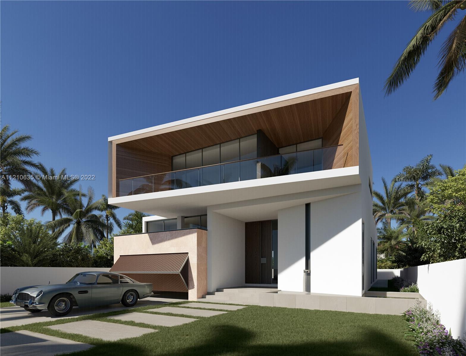 Rare opportunity to live in the Exclusive community of Golden Beach. The project is a unique two-story residence with a pool and access to the private beach of Prestigious Golden Beach. The design is juxtaposed with minimalist geometric forms and rich materials exposed concrete, warm and wood tones with outdoor living areas surrounded by lush landscapes. The price includes the land & the architectural plans designed by DNA, Design & Architecture. The plans are about to be approved . the set of plans includes: 2-story with the ground floor:2,974 SF- second floor :3,055 SF -Total under AC:6,029 SF Total Heigh : 26' ft with pool. Seller's financing Available.
Access Private Beach, tennis & basketball courts, parks, City halls, Private police force. Most desirable location in Miami.
