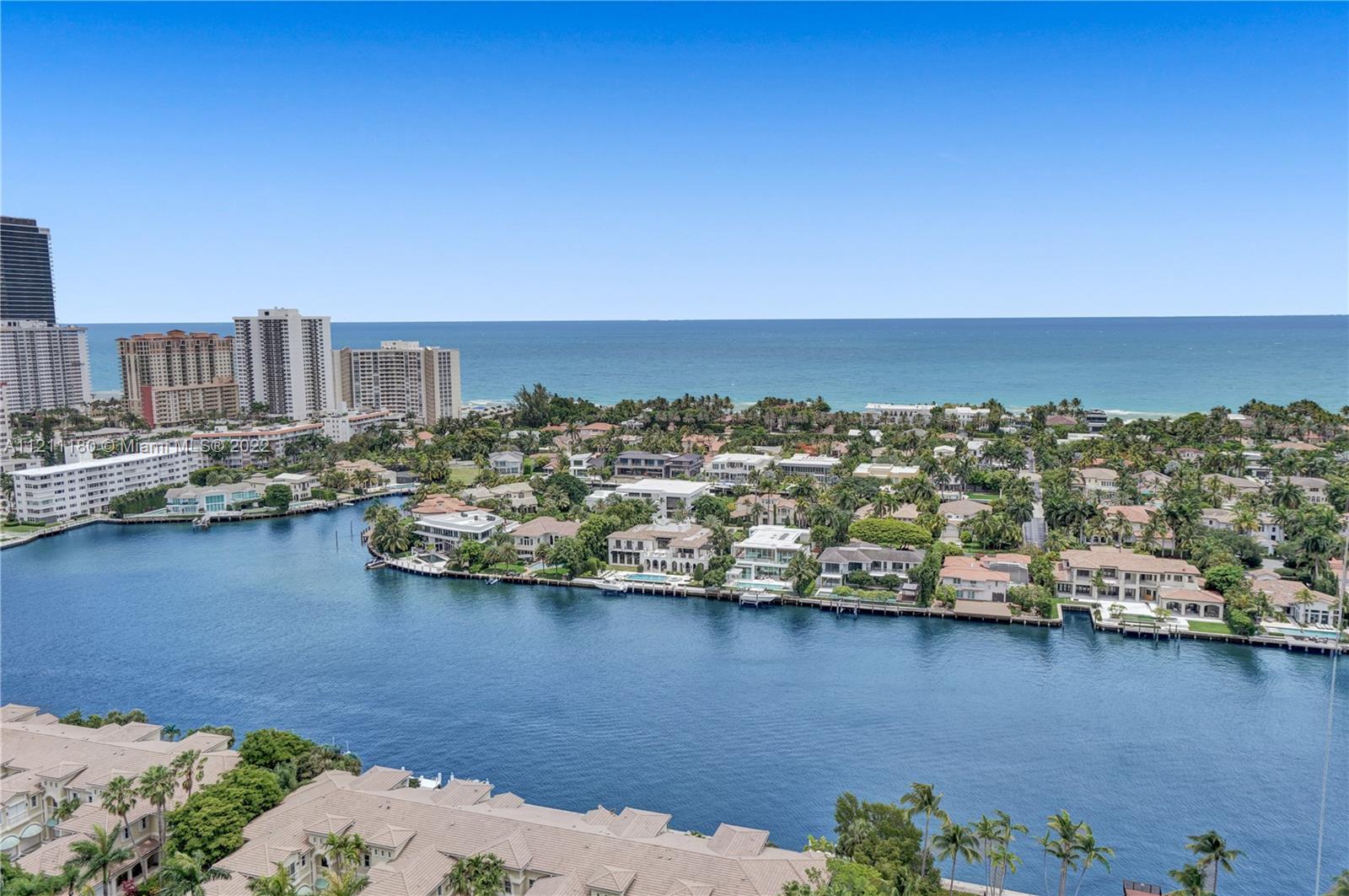 Intracoastal and ocean views.