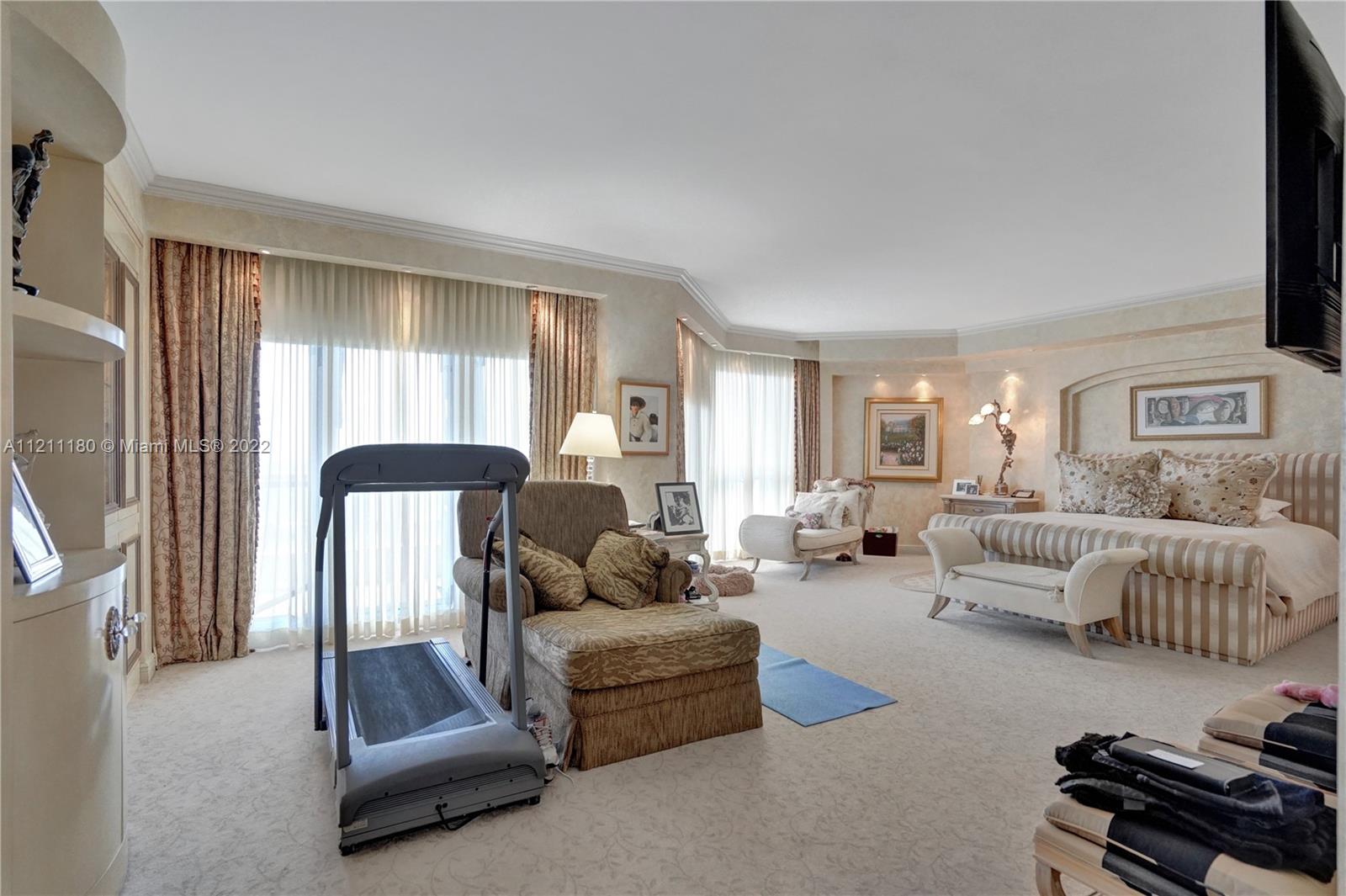 Oversized master bedroom.