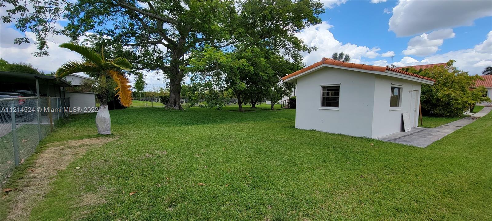 Backyard to residence,  separate office/storage