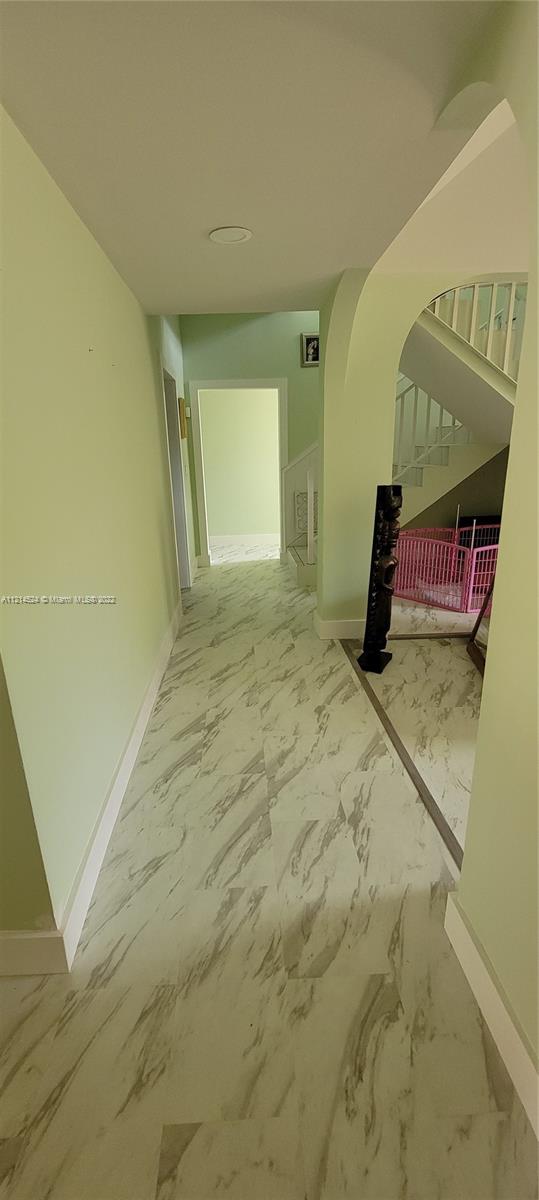 Hallway to bedroom wing