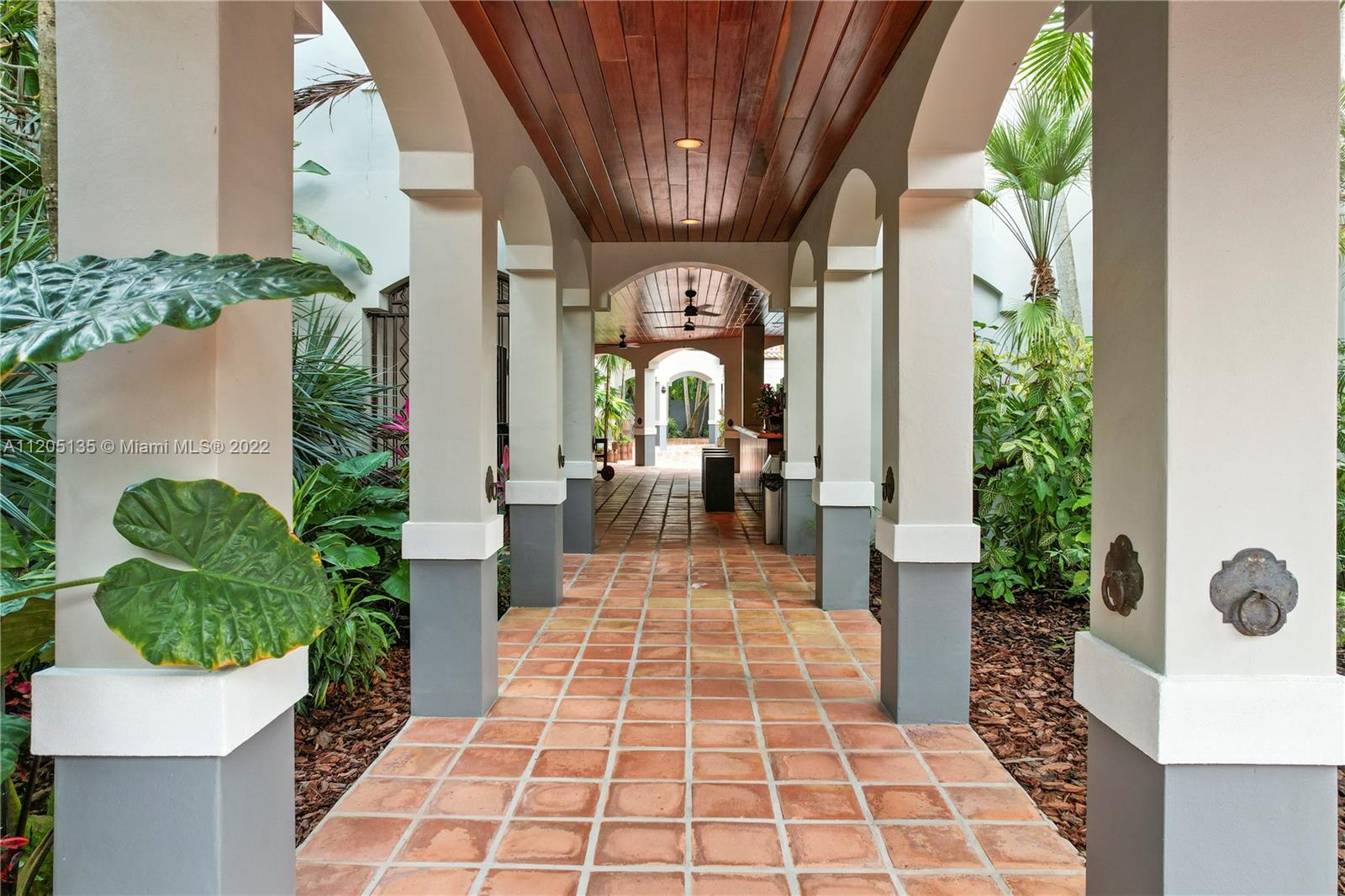 Breezeway to Guest House, Laundry and Garages