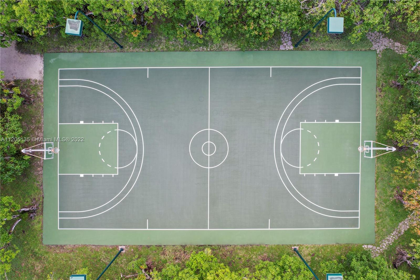 In addition we also have a professionally  lit regulation size BB court...Day or night is an ideal time to shoot hoops!