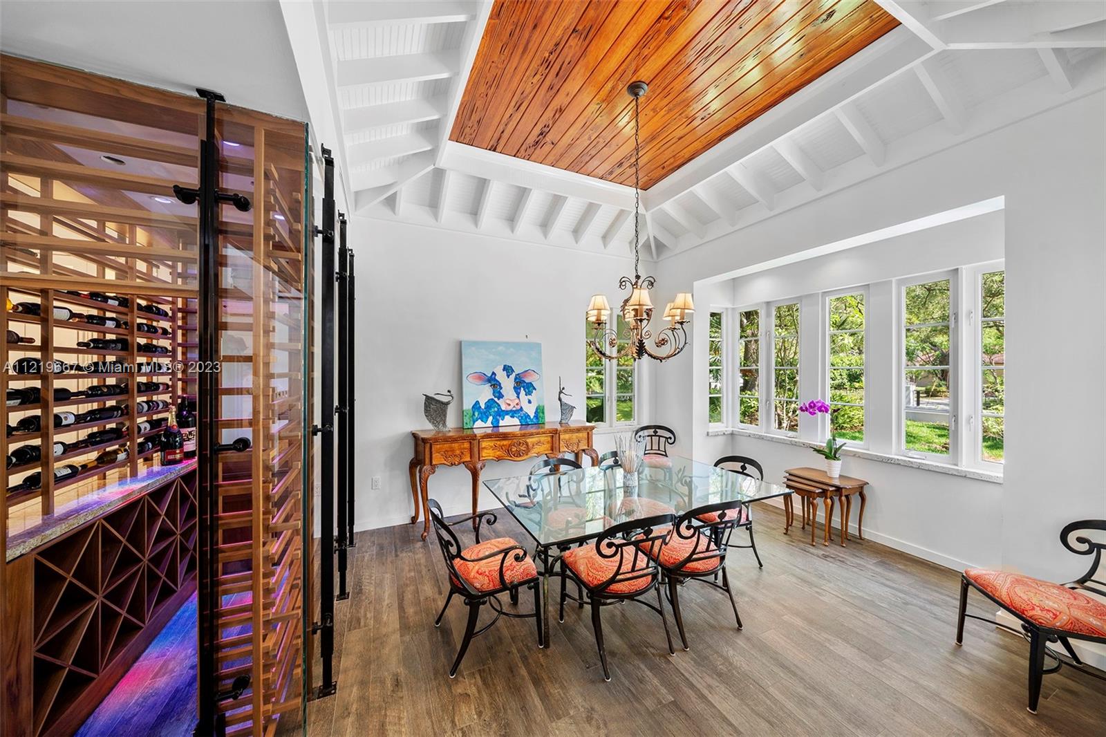 Dining room & 360 bottle wine cellar