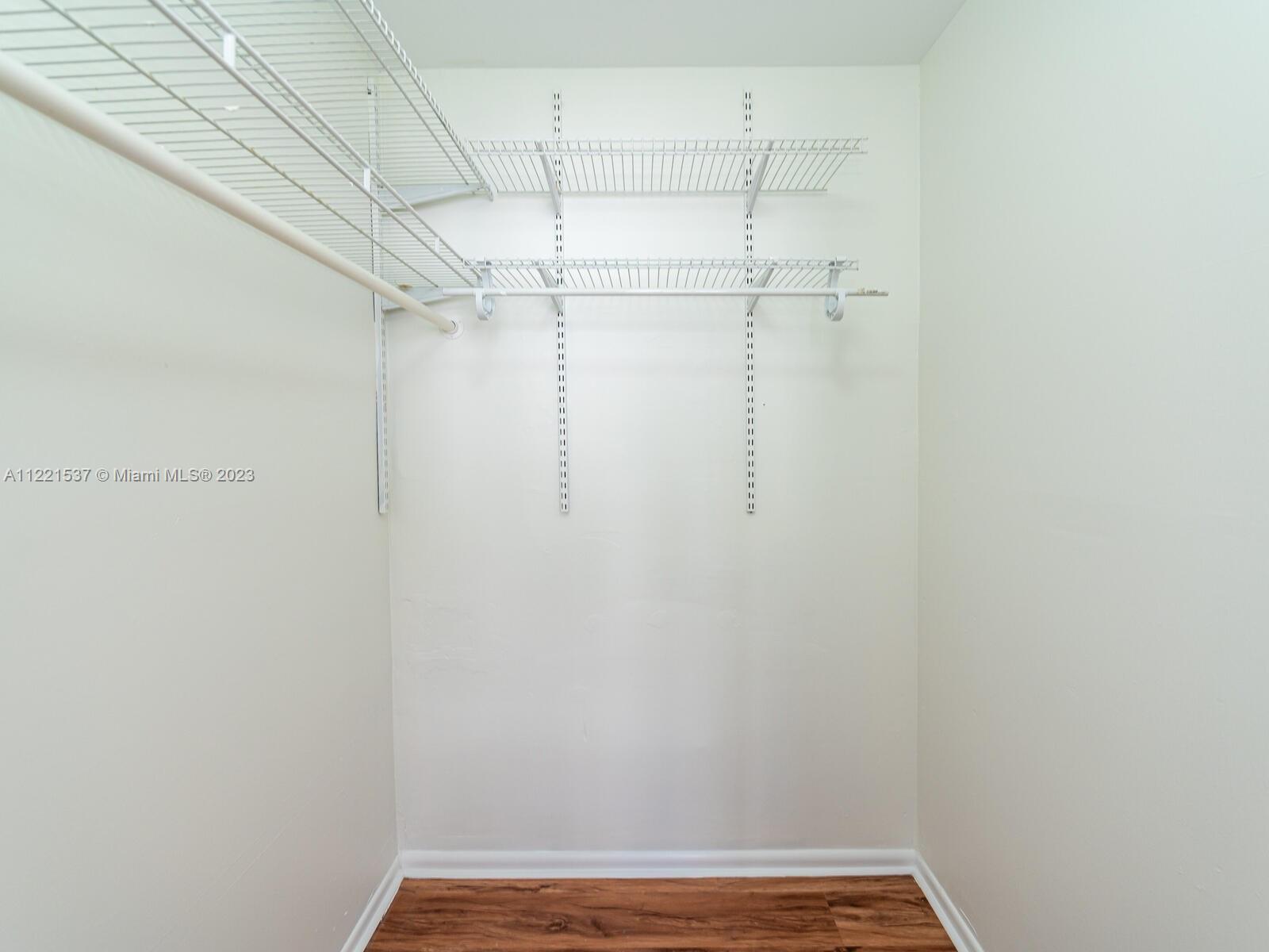 Second bedroom walk-in closet