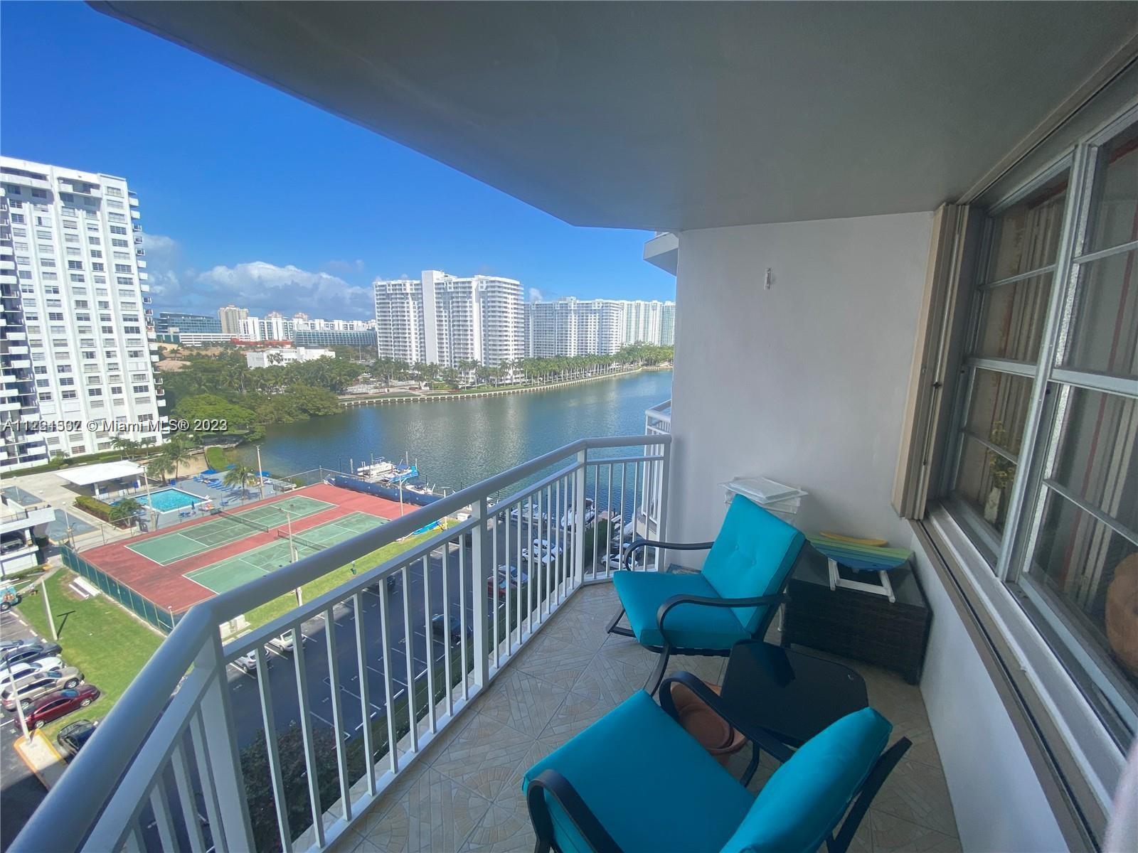 View from master bedroom's balcony.