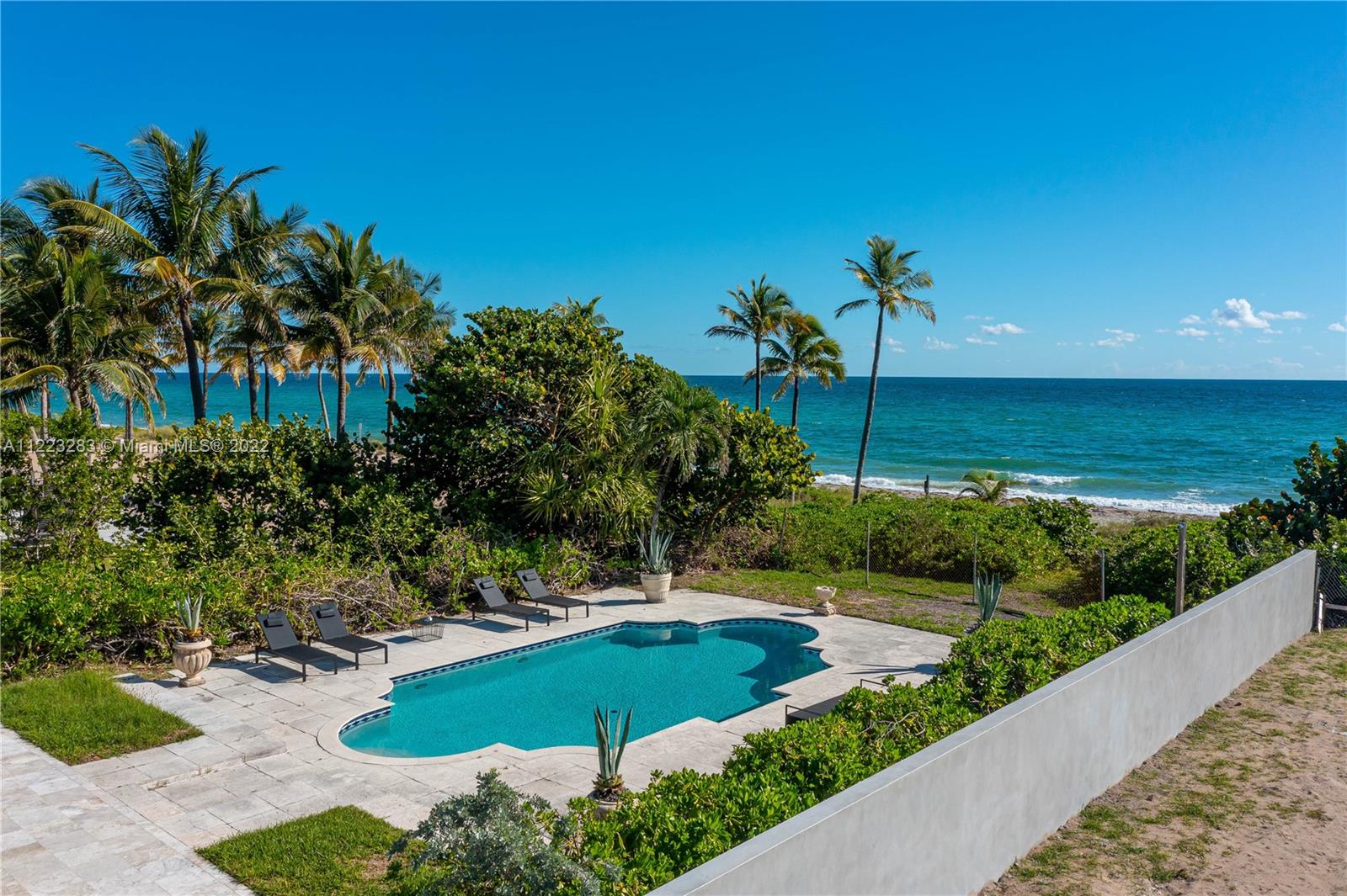 Extraordinary Golden Beach Oceanfront Property! 
• 14,000 sq. ft lot, 5,389 sq. ft.  home
• 5 bedrooms 
• 5 1/2 Bathrooms
• Ocean front Swimming pool.
This property is in the rarified enclave of Golden Beach and is an extremely unique opportunity to own your beach house on the only private ocean community in South Florida. The sounds of the ocean, the sight of the moon and the sunrises are to be revered.
Golden Beach is Equidistant to both Miami International and Fort Lauderdale Airport, close to World Famous Bal Harbour Shops and Aventura Mall.
Live a life others can only dream of in your oceanfront home!