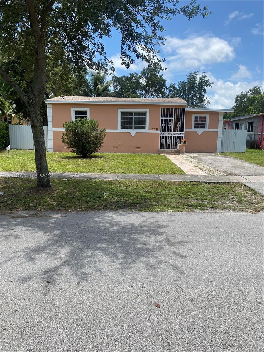 770 NW 133rd St  For Sale A11224450, FL