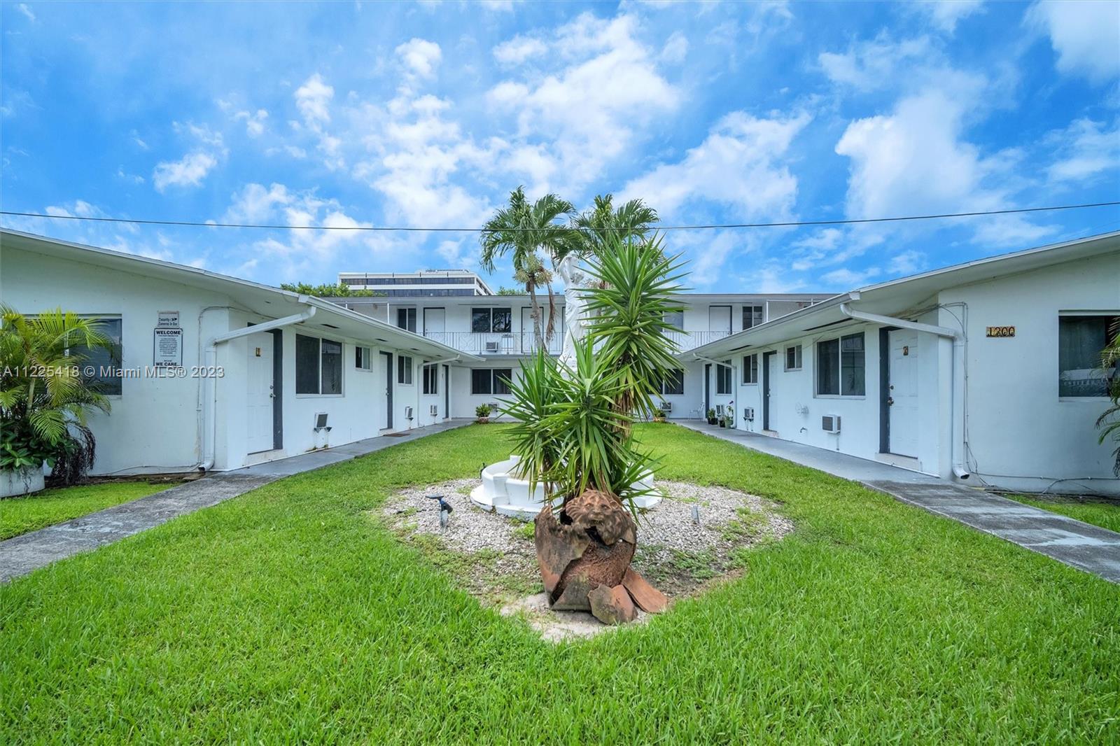 Rarely Available 12 Unit Multi-Family, Over $15,500/mo Rental Income! 18,750 sf corner lot! ATTENTION INVESTORS AND END USERS = CAPITAL RATE OF 11% WITH AIRBNB OR 6% WITH ANNUAL LEASES with UPDATED RENT, and 4% CURRENT rent! Welcome to the HOT Miami neighborhood of Biscayne Park. The property consists of 3 buildings; the main building has two heights distributed in 8 apartments of 1/1 plus laundry on the ground floor. The second and third buildings are distributed on the sides of the main one and both have an apartment of 2/1 and another of 1/1. have fenced yards for private outdoor tenant space and additional income potential, Fully fenced lot has 12 private indoor parking spaces, plus plenty of street parking. DO NOT disturb tenants. RU-3M zoned area see refer: A11223512