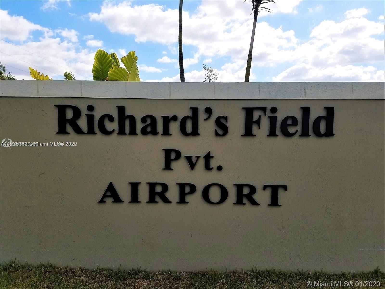 RICHARD AIR FIELD ENTRANCE