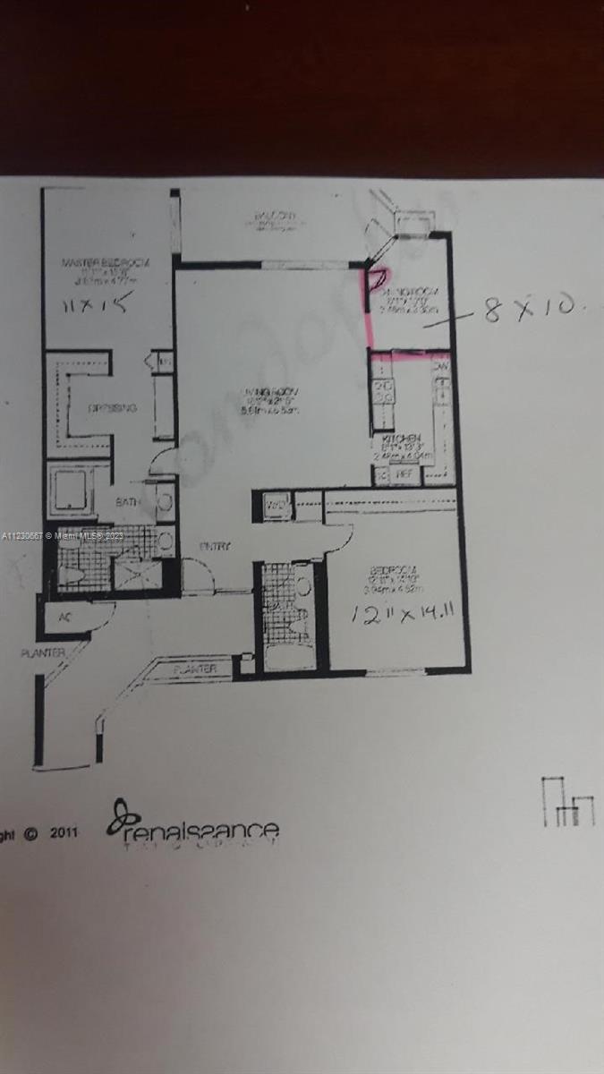 BREAKFAST ROOM ENCLOSED creating the 3rd room 8 x10