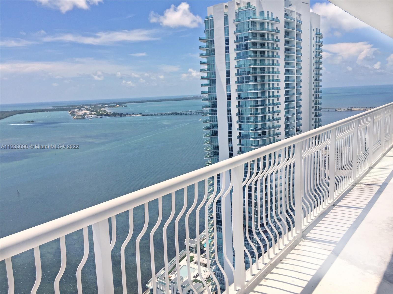 Impeccable Penthouse.  Spectacular direct water views from this PH Unit.  3 beds/2 baths unit with wraparound balcony in the best line of the building. Lucrative investment opportunity in the heart of Brickell. No rental restrictions, making it perfect for Airbnb. Low maintenance fee. Water, basic cable, and internet included. Full resort amenities, building recently updated, including two pools, hot tub, gym, game room, guarded entry, valet parking, and much more. Perfect location! Steps from Brickell City Centre, Mary Brickell Village, dozens of restaurants, and bars. Minutes away from the beach and More...True PH and BRICKELL SHORT TERM RENTAL BUILDING LOW MONTHLY HOA.  Investor financing as low as 15% A POSSIBILITY.
