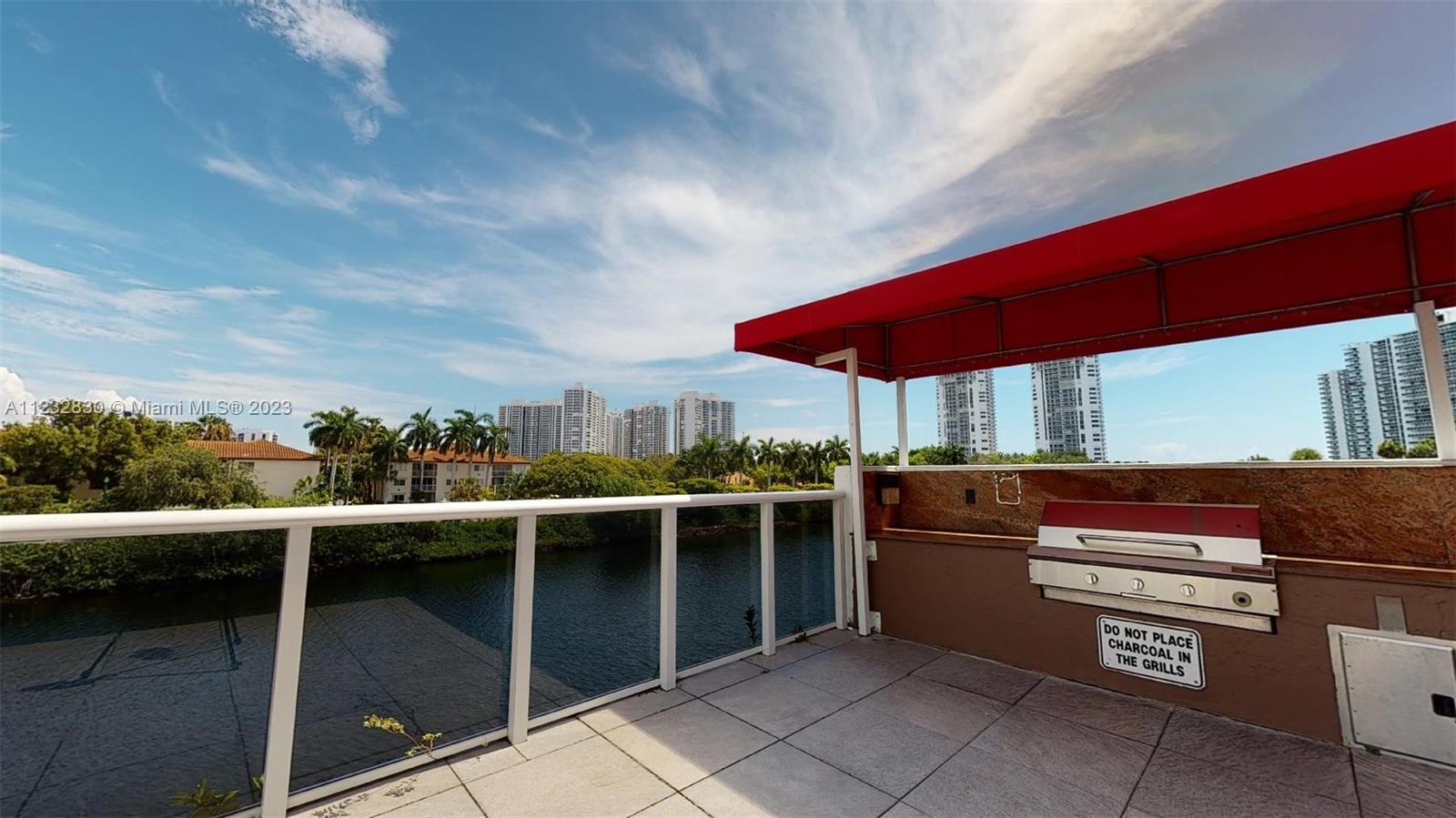 Grill Area with Waterview