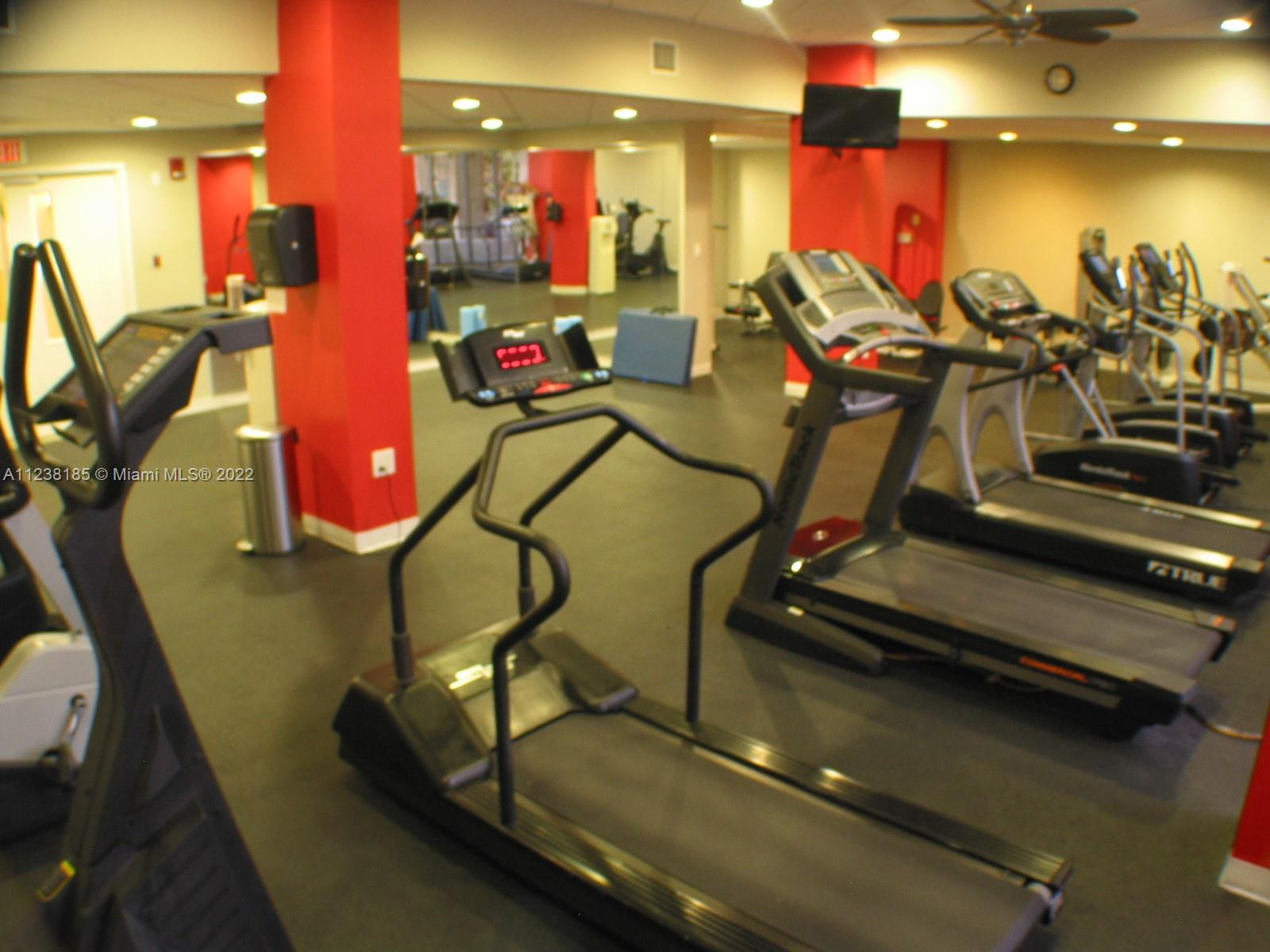 gym cardio area