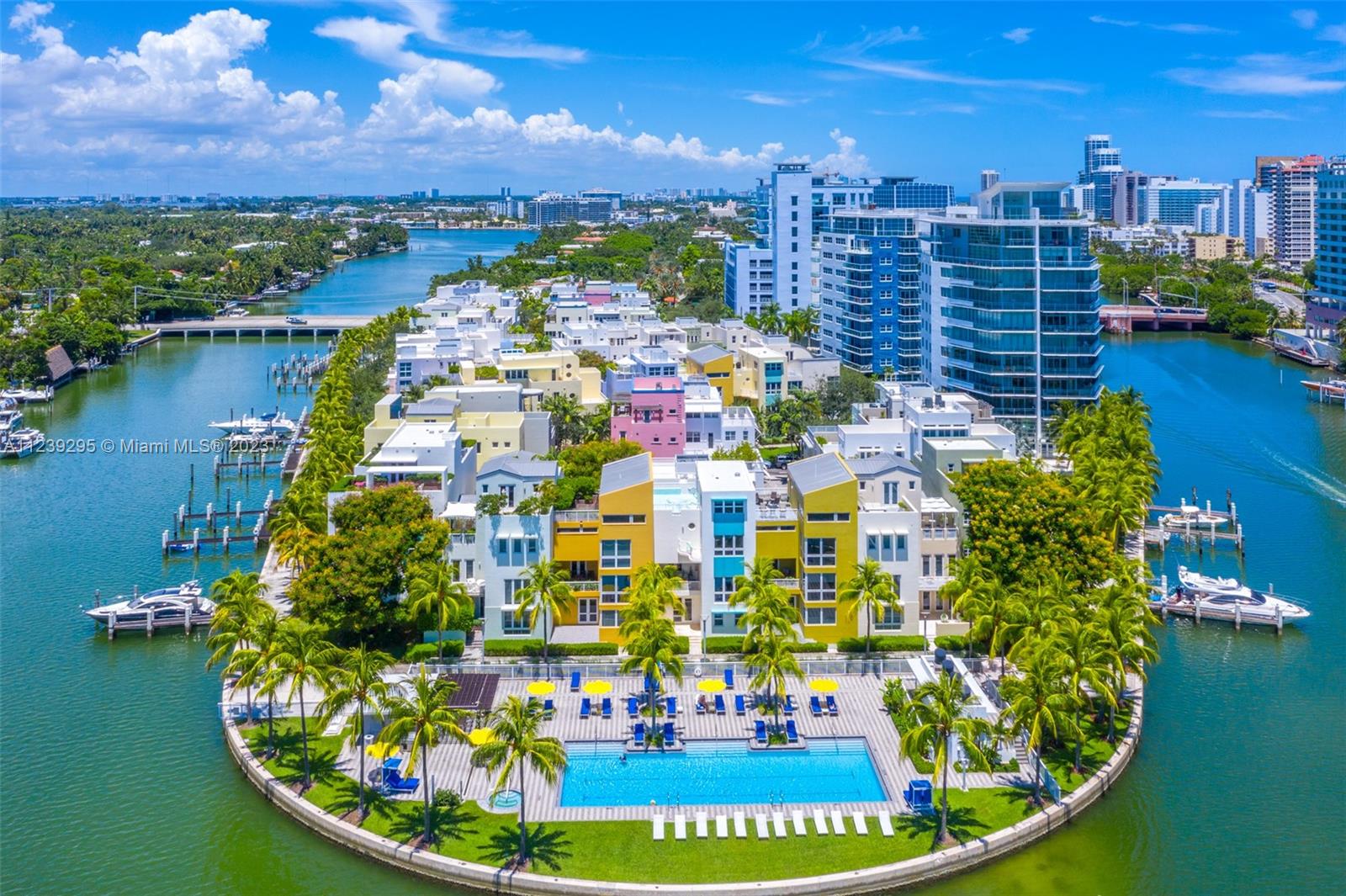 Situated within the lush Aqua community on Allison Island, this waterfront condo offers an elegant reprieve from the hustle and bustle of Miami Beach. The spacious 4 bed/3.5 bath unit offers Bulthaup kitchen, subzero refrigerator, Miele & Wolf appliances, and custom oversized kitchen island with plenty of storage. Enjoy breathtaking views of the ocean, intracoastal, La Gorce Golf Course, and Miami skyline from floor-to-ceiling windows throughout. Enjoy fresh air in any of the two expansive terraces with over 2300 sf of outdoor space. The 8.5-acre private island is close to fine dining and shopping and offers luxury amenities including two pools, jacuzzi, state of the art fitness center and spa, child play area, 24-hour valet and security. 4th bedroom opened and configured as a 3-bedroom.