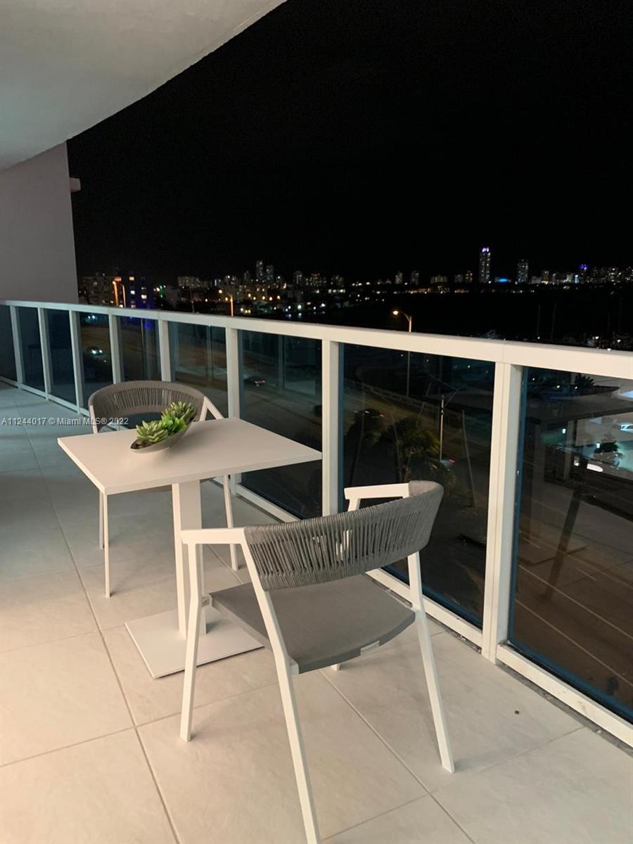 Balcony at night