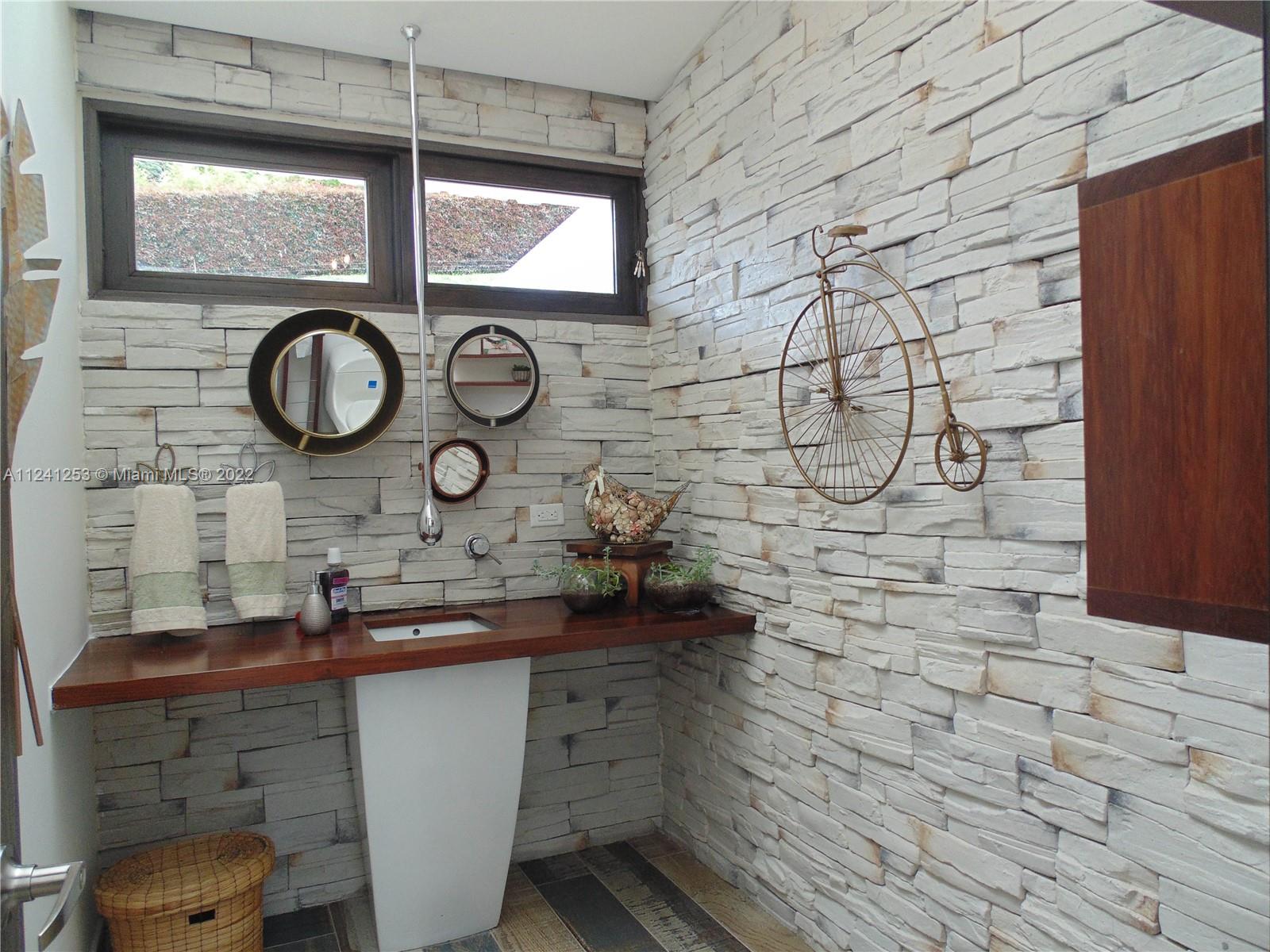 1/2  Powder room in main house