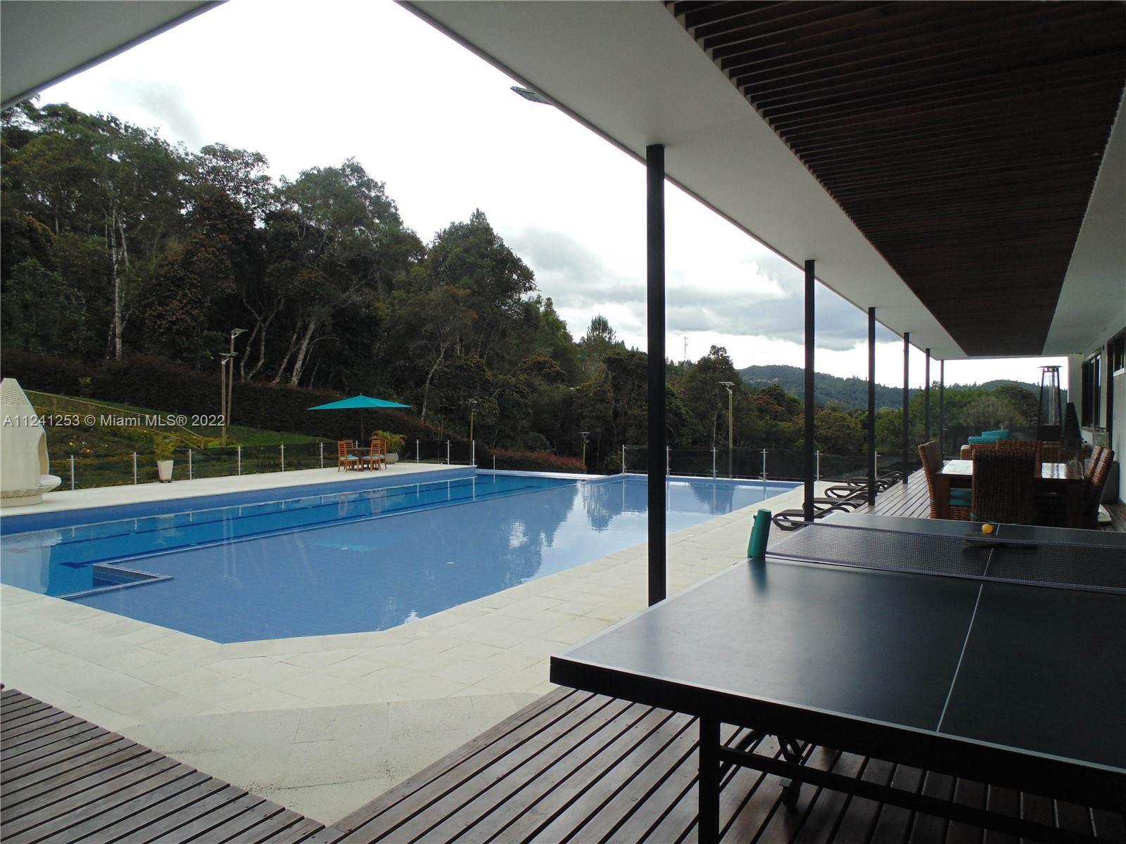 Porch view with Pin pon table and Pool