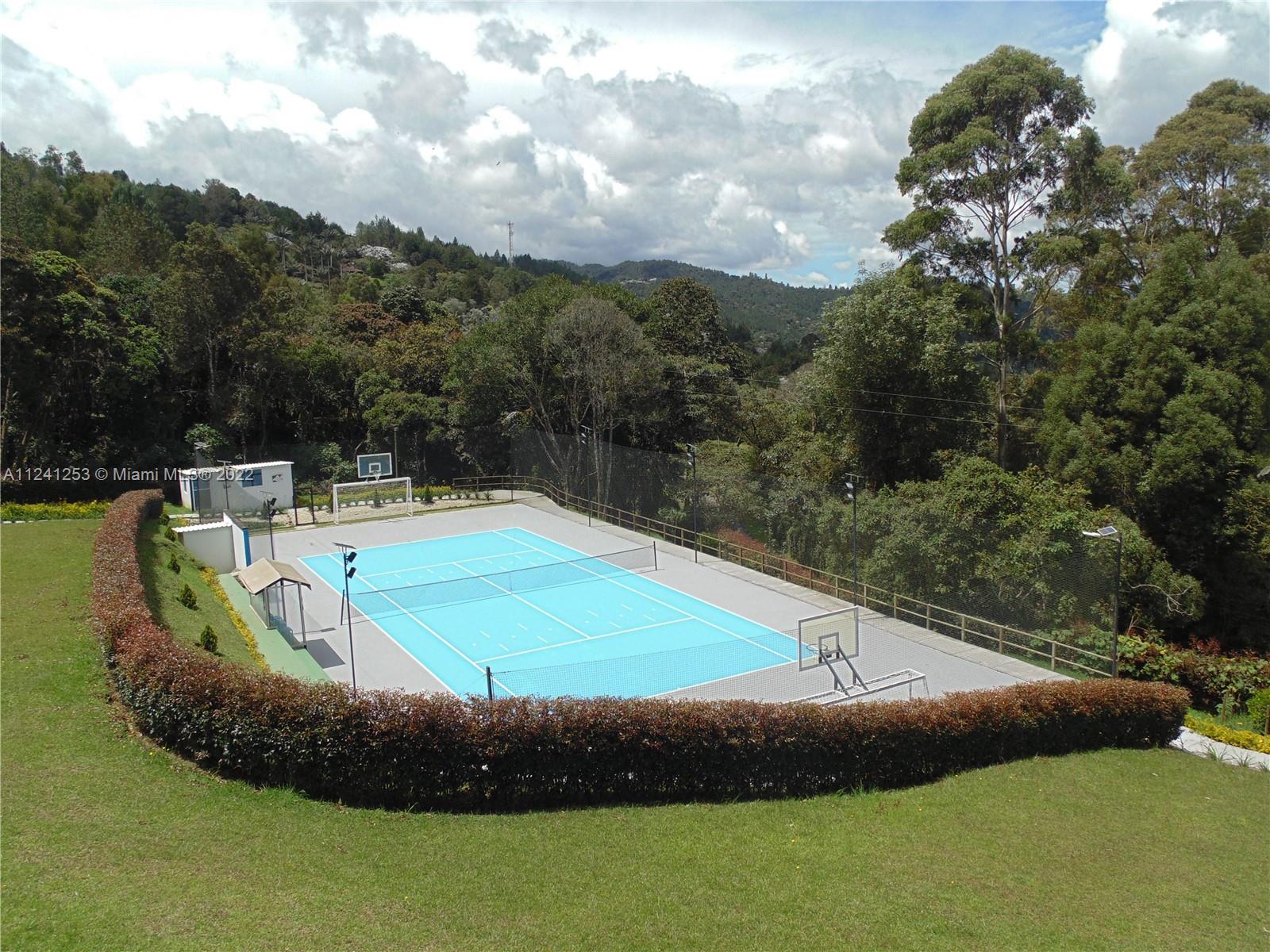 Tennis, Soccer and Basketball court