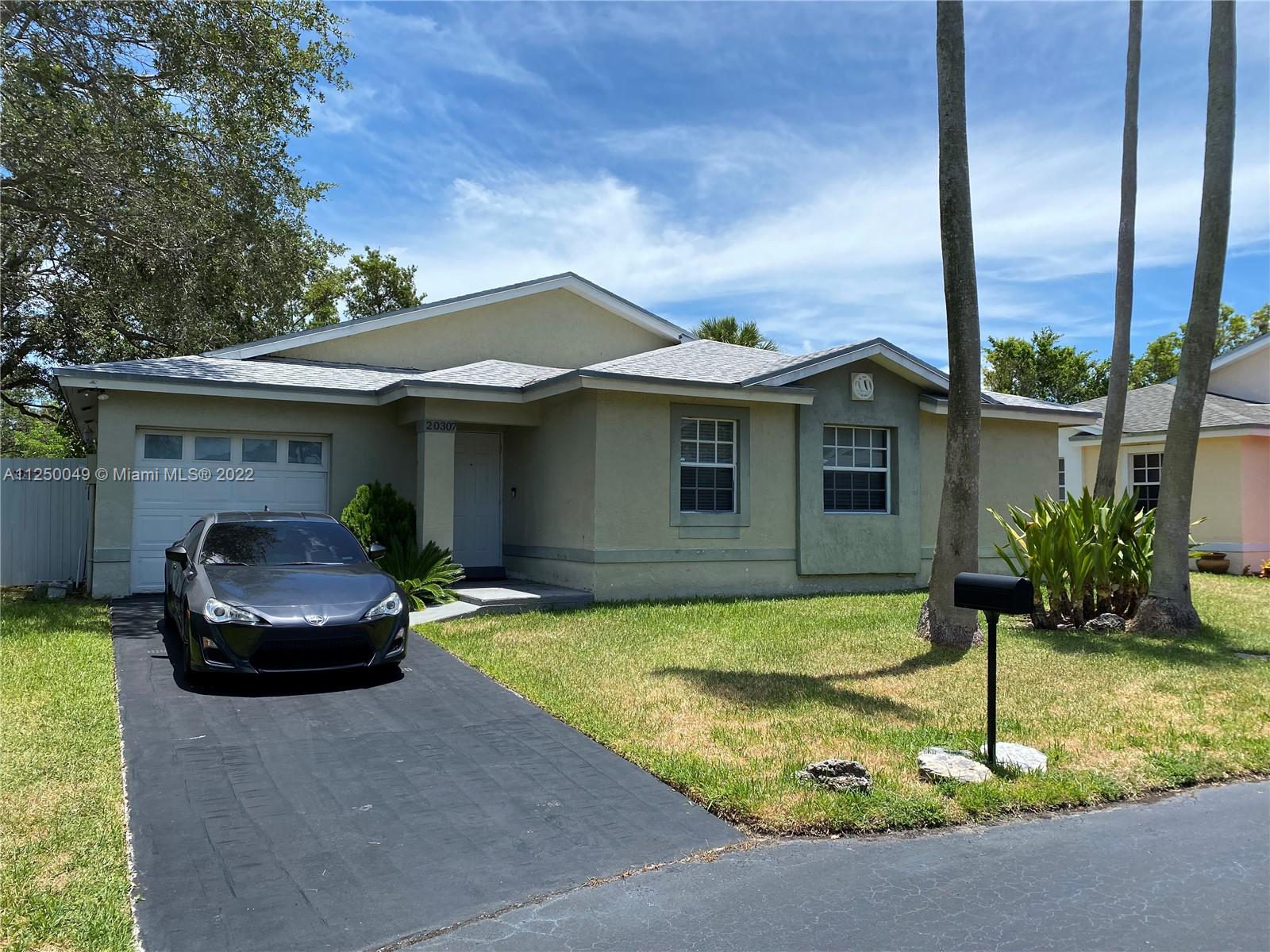 Updated single family home in the gated Sea Grape community in Cutler Bay. Open floor plan with lots of natural light! Have your dogs enjoy the large fenced in back yard. Centrally located near great schools, shopping, restaurants, Black Point marina and access to the turnpike.