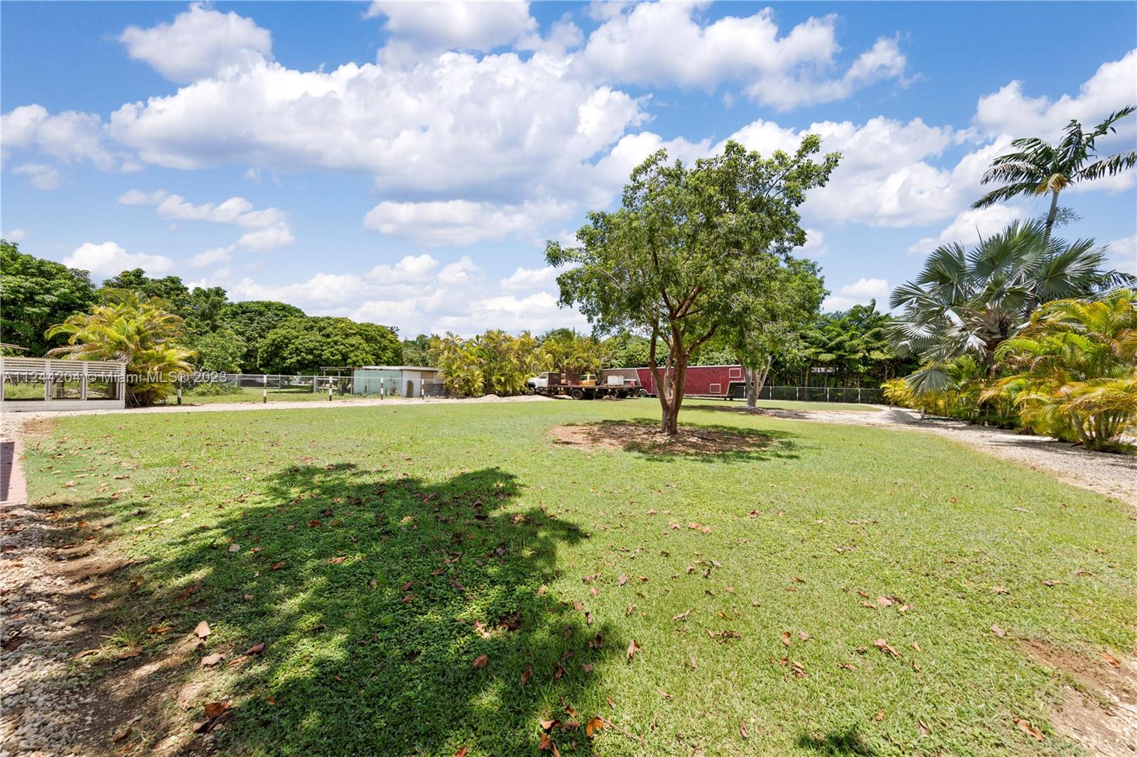 REAR YARD....FENCED OFF FROM HOUSE AND POOL AREA