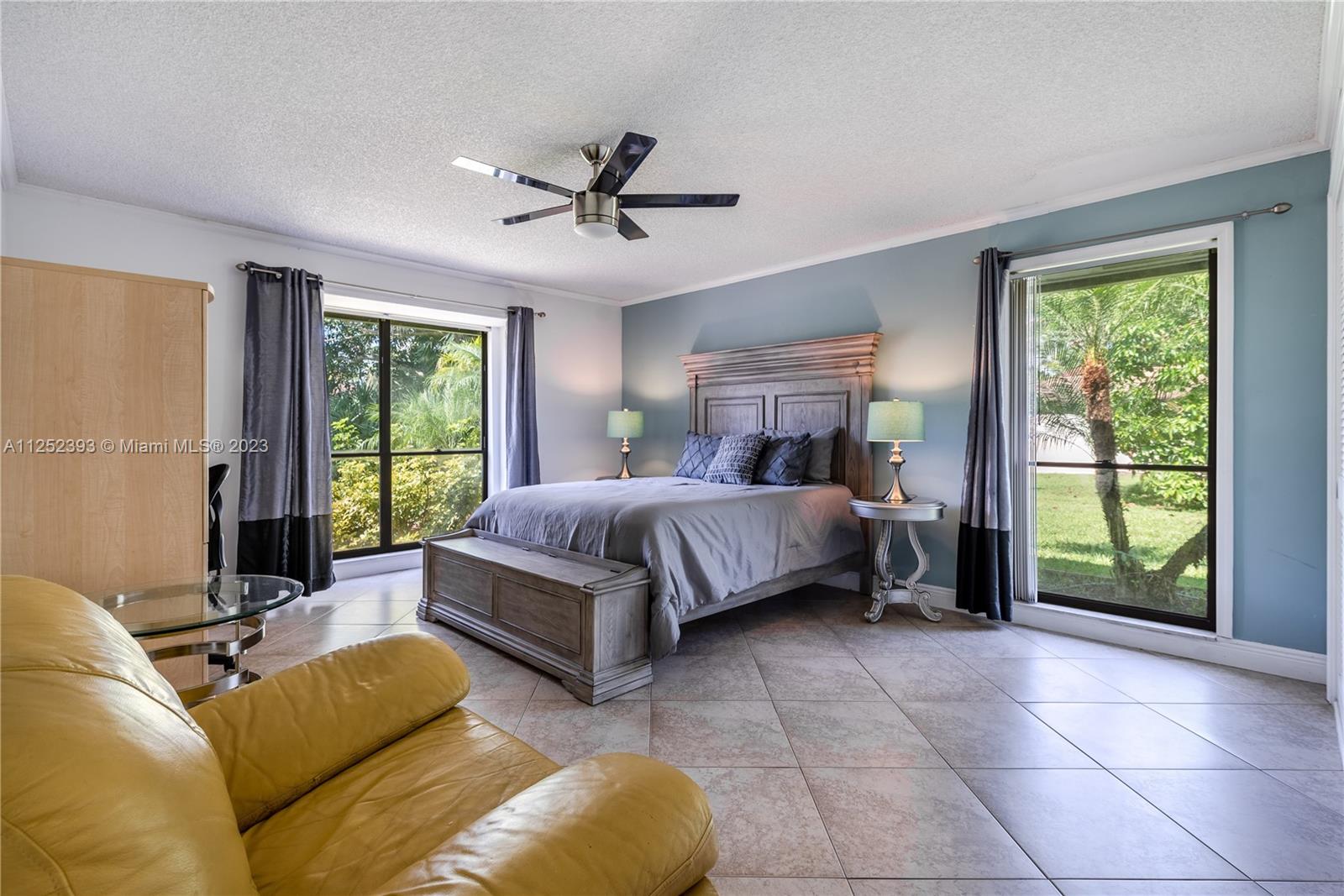 Third Bedroom with oversized guest space and queen bed